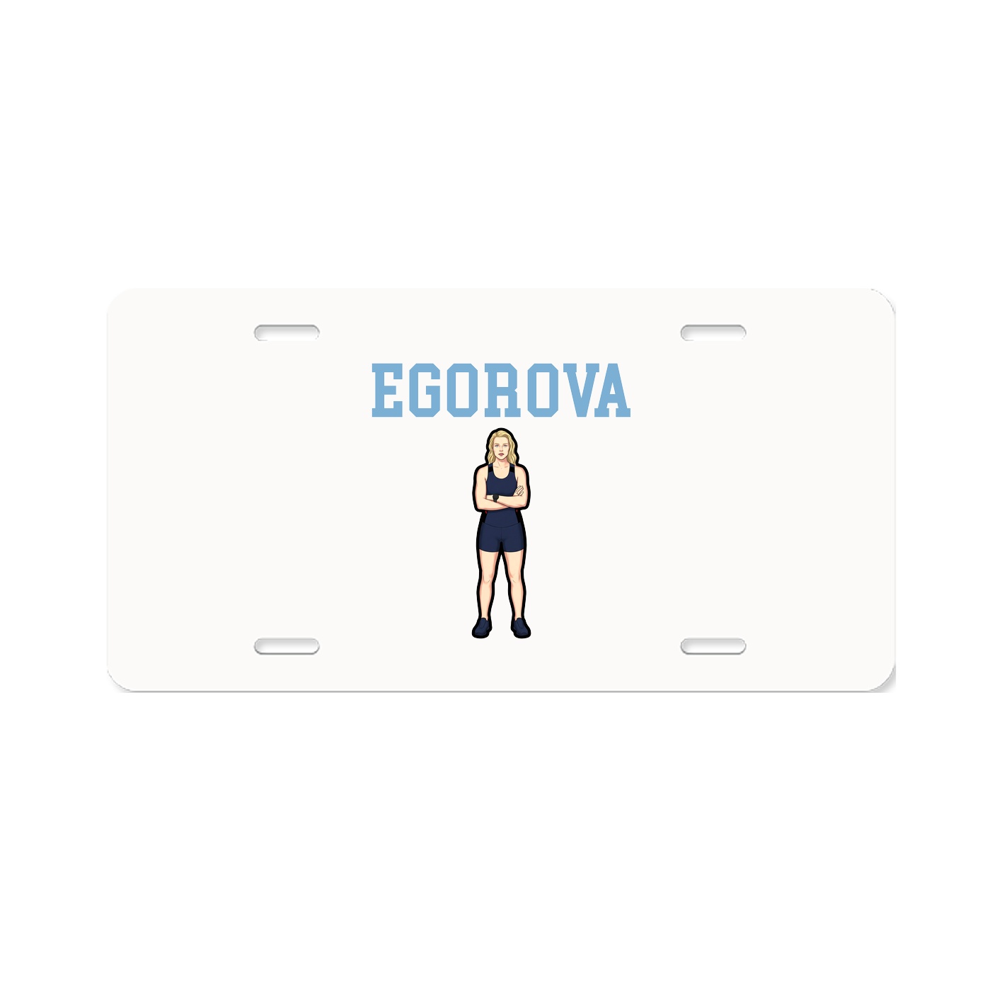 License Plate — Shirsey in Classic