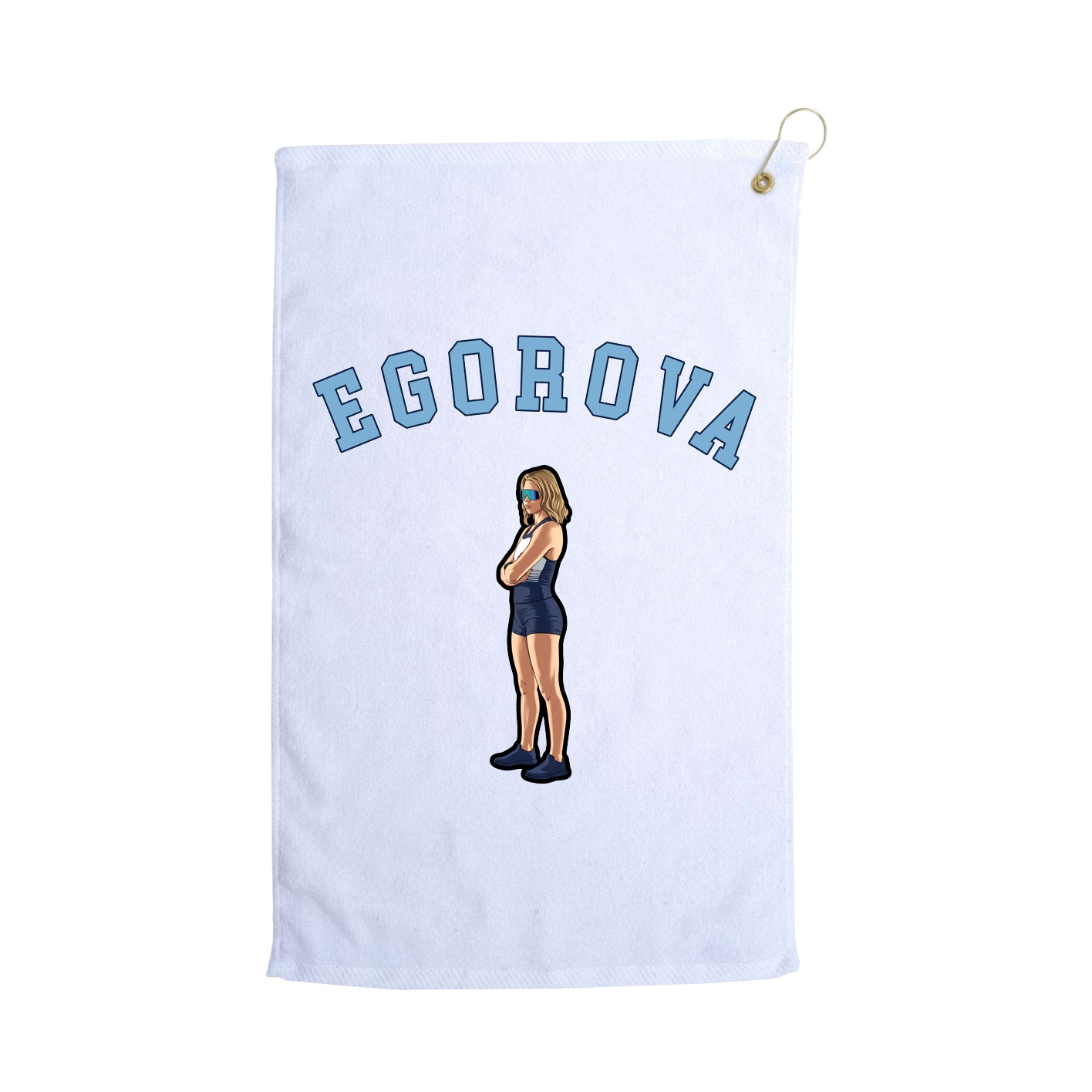 Golf Towel — Shirsey Arch in White