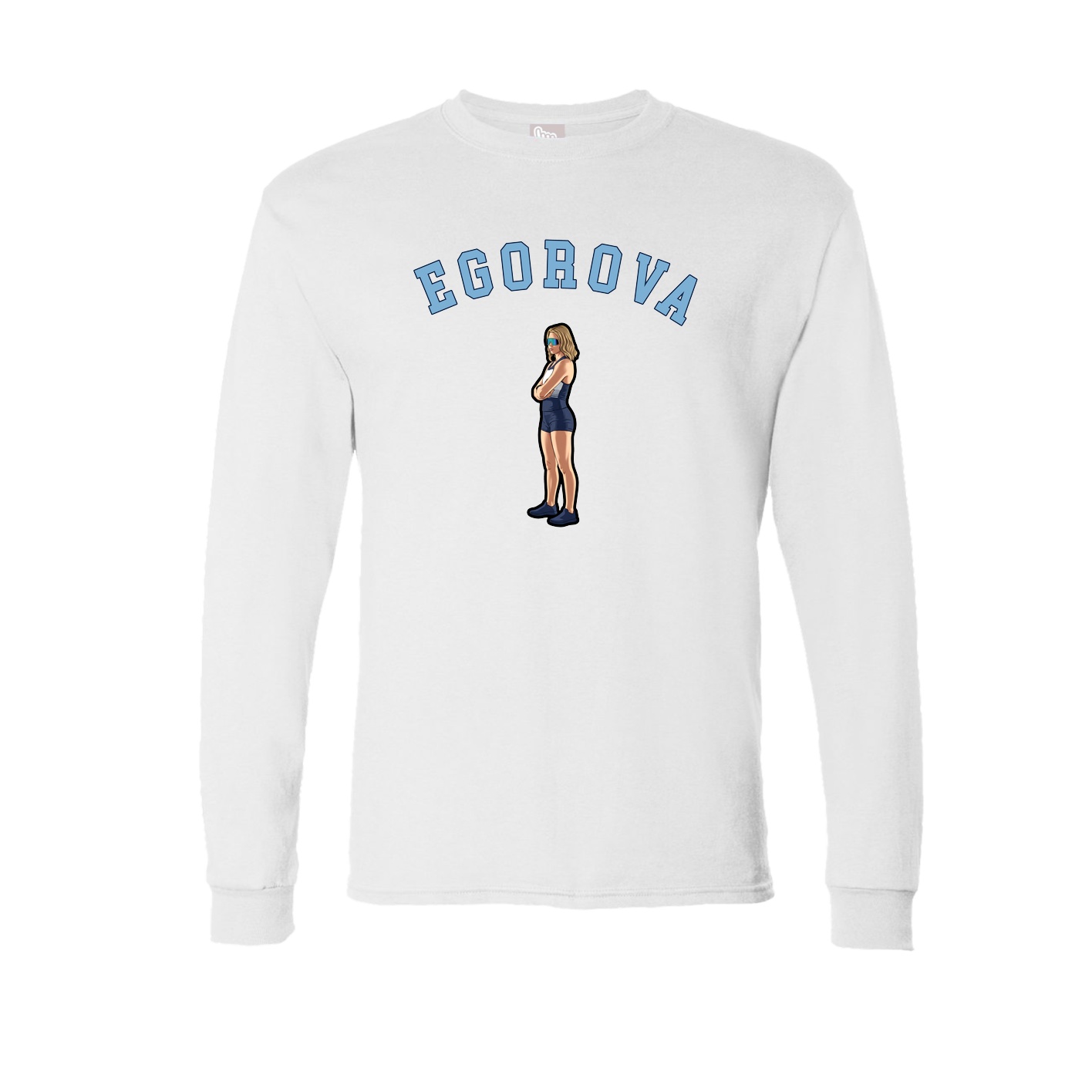 Long Sleeve Tee — Shirsey Arch in White