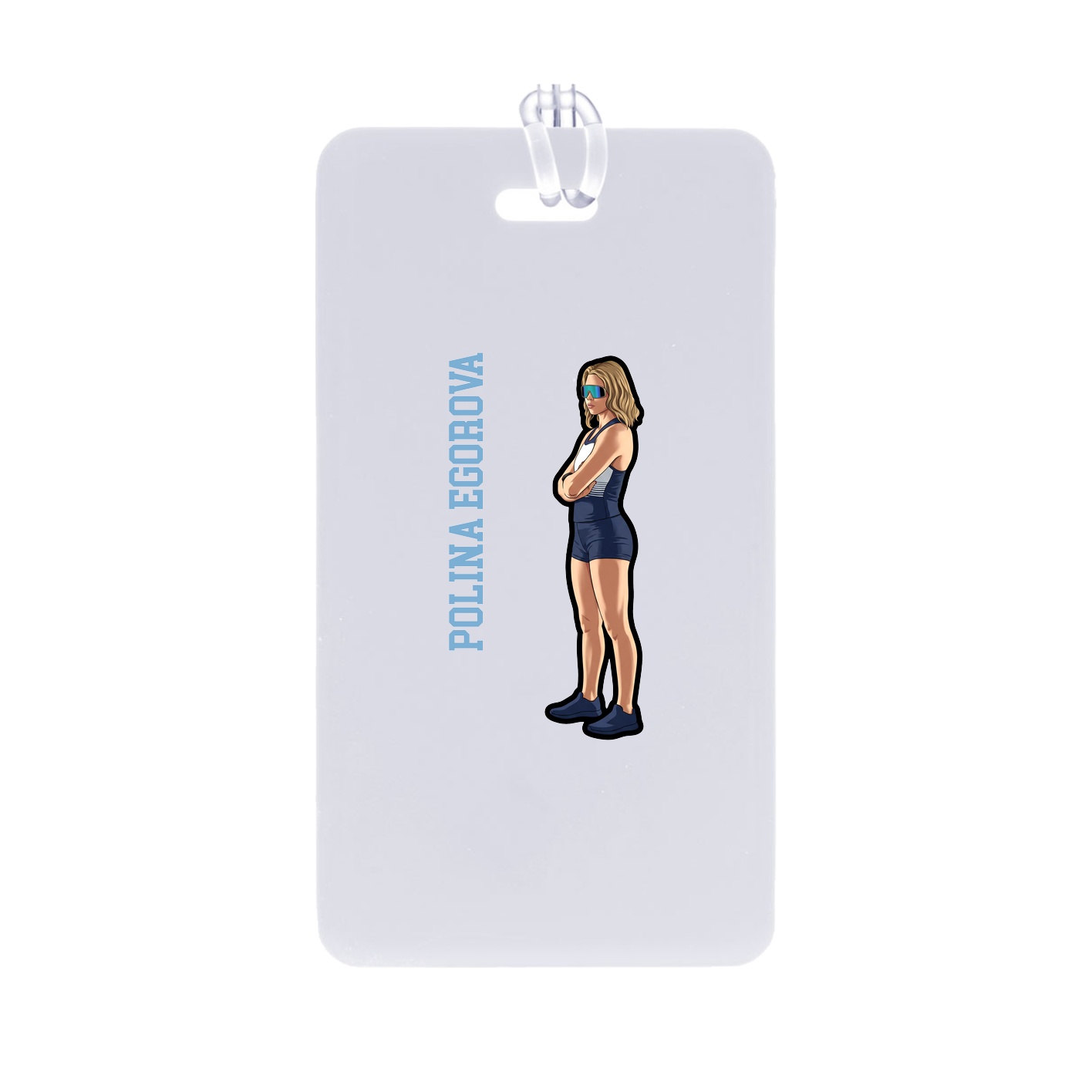 Bag Tag — Name Vertical in Classic