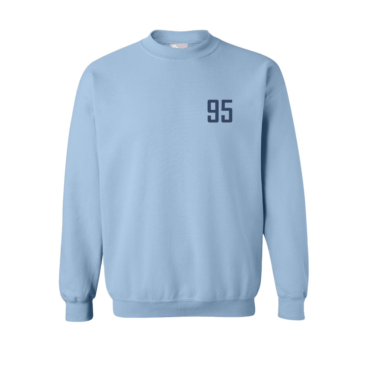 Fleece Crew — Front Shirsy in Light Blue