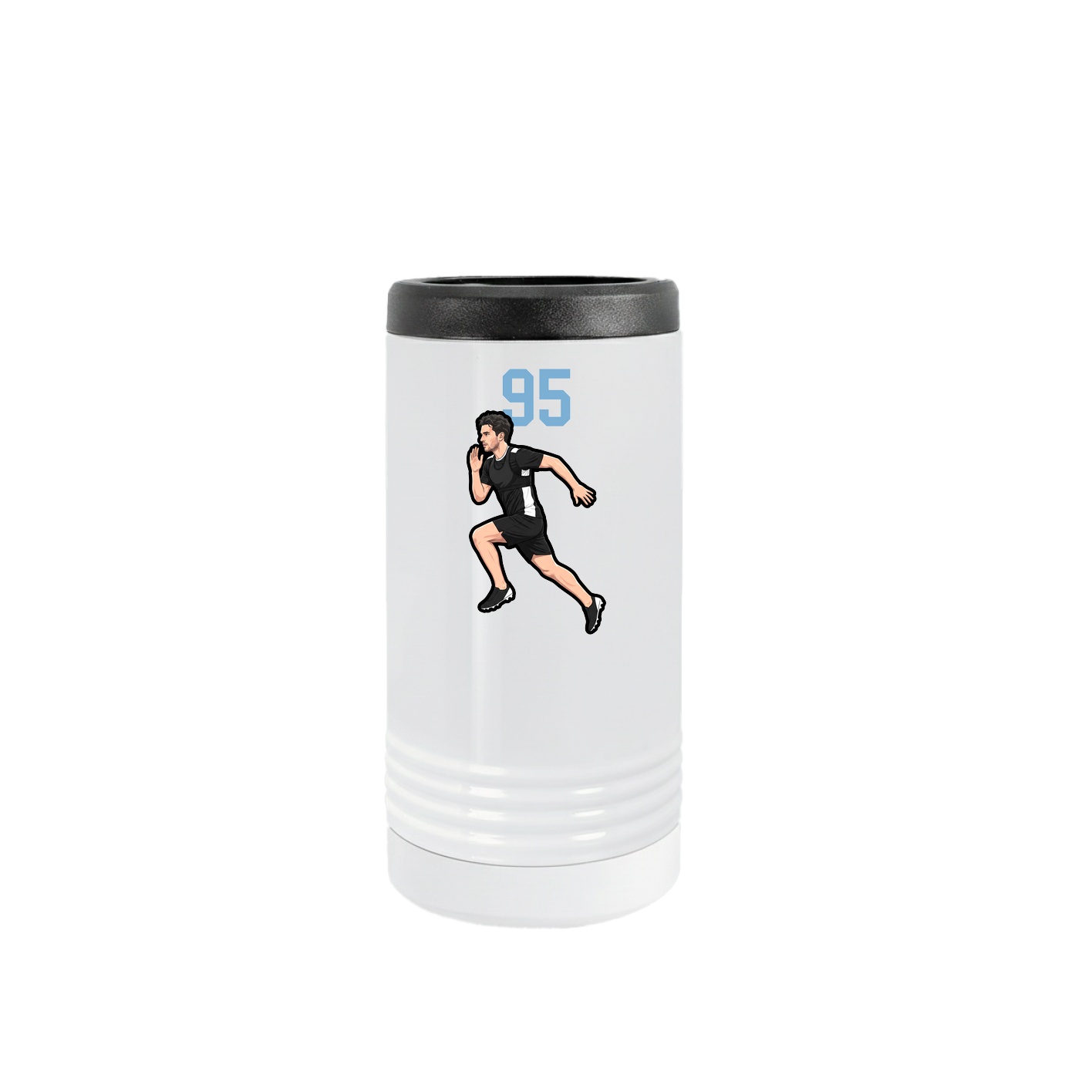 Slim Beverage Holder — Number Top in White