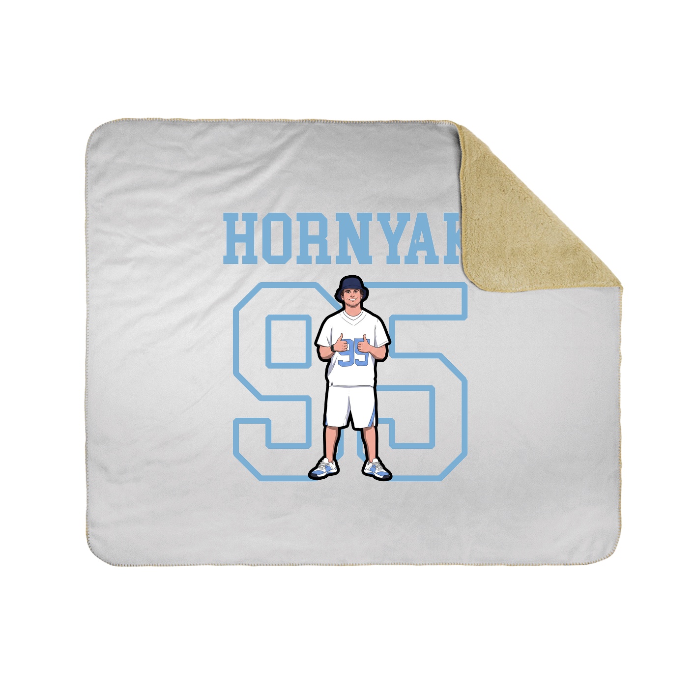 Throw Blanket — Shirsey in White