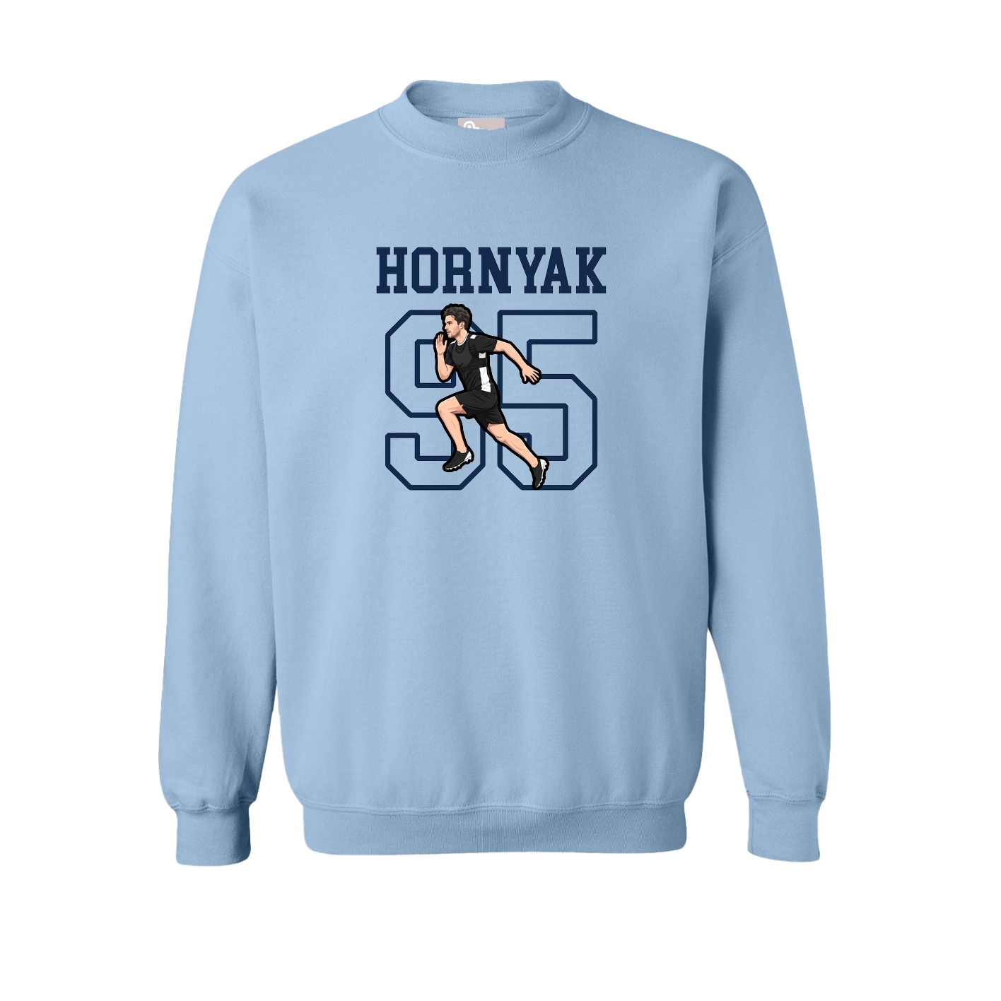 Fleece Crew — Shirsey in Light Blue