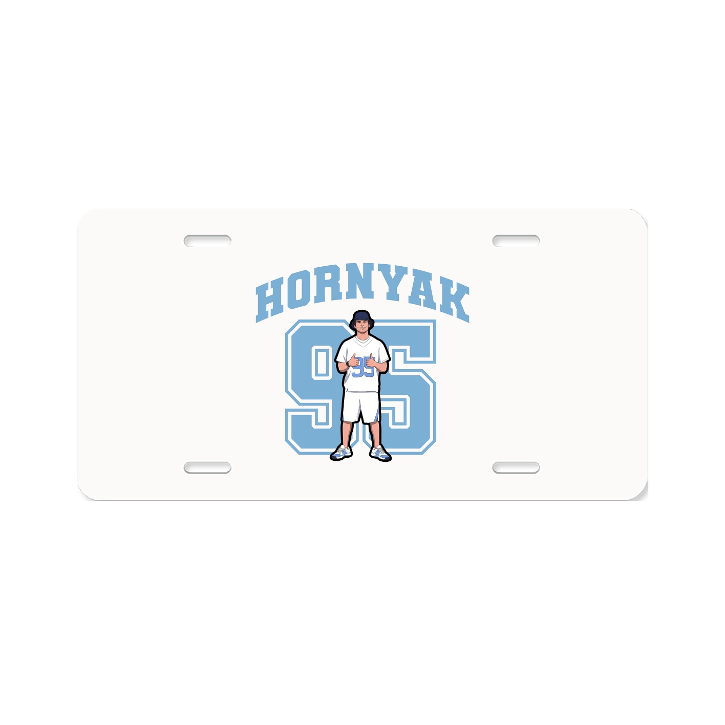 License Plate — Number in Classic