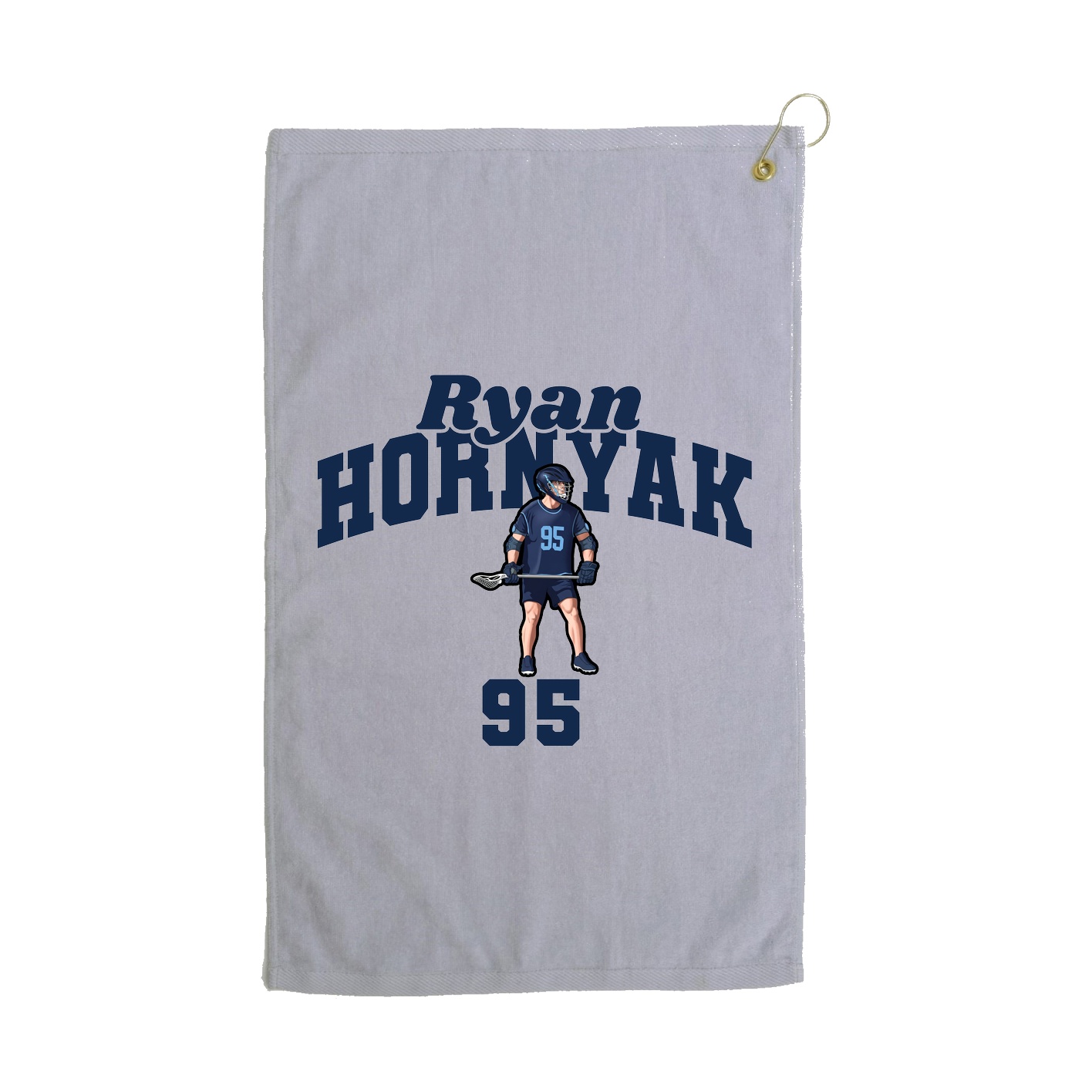 Golf Towel — Signature Arch in Grey