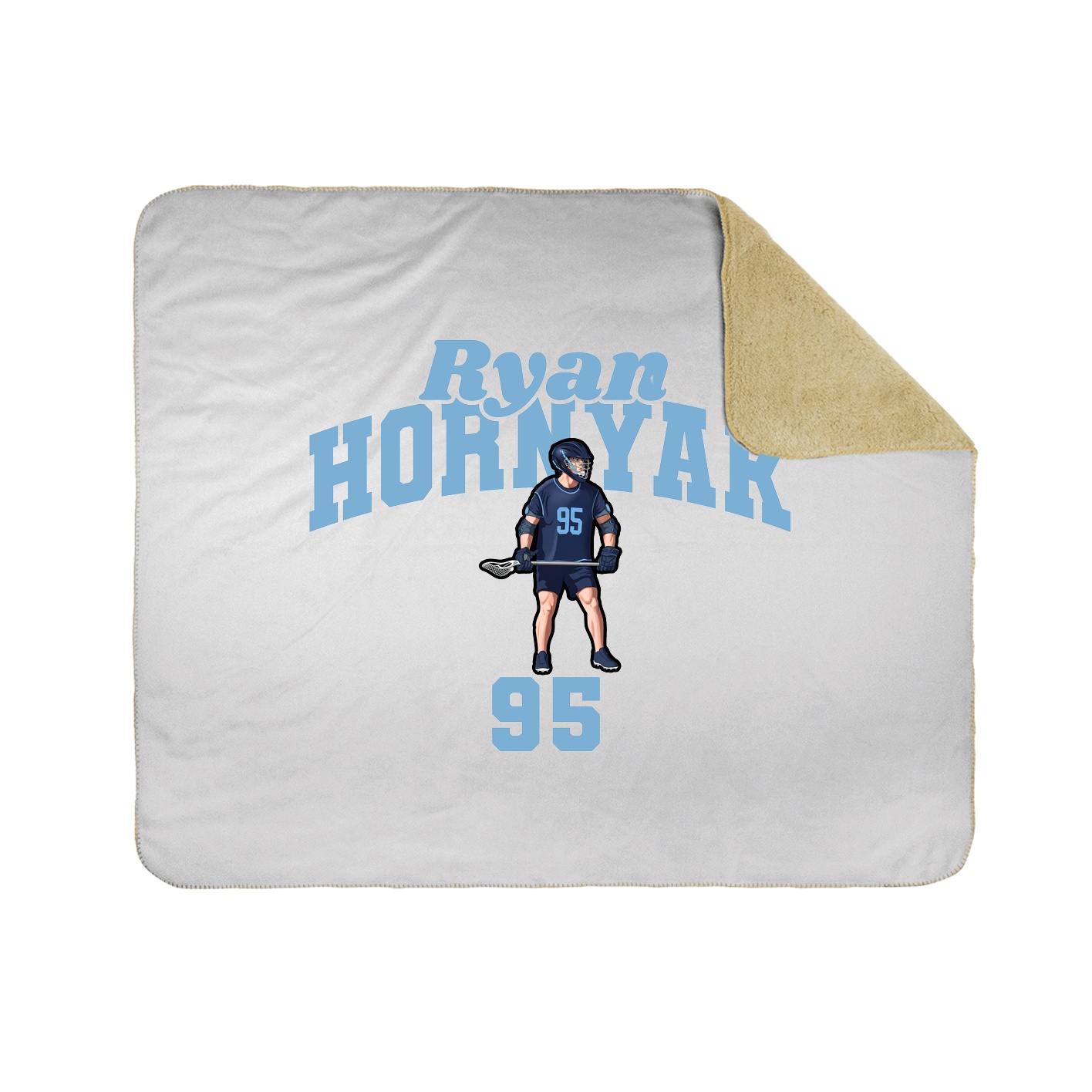 Throw Blanket — Signature Arch in White