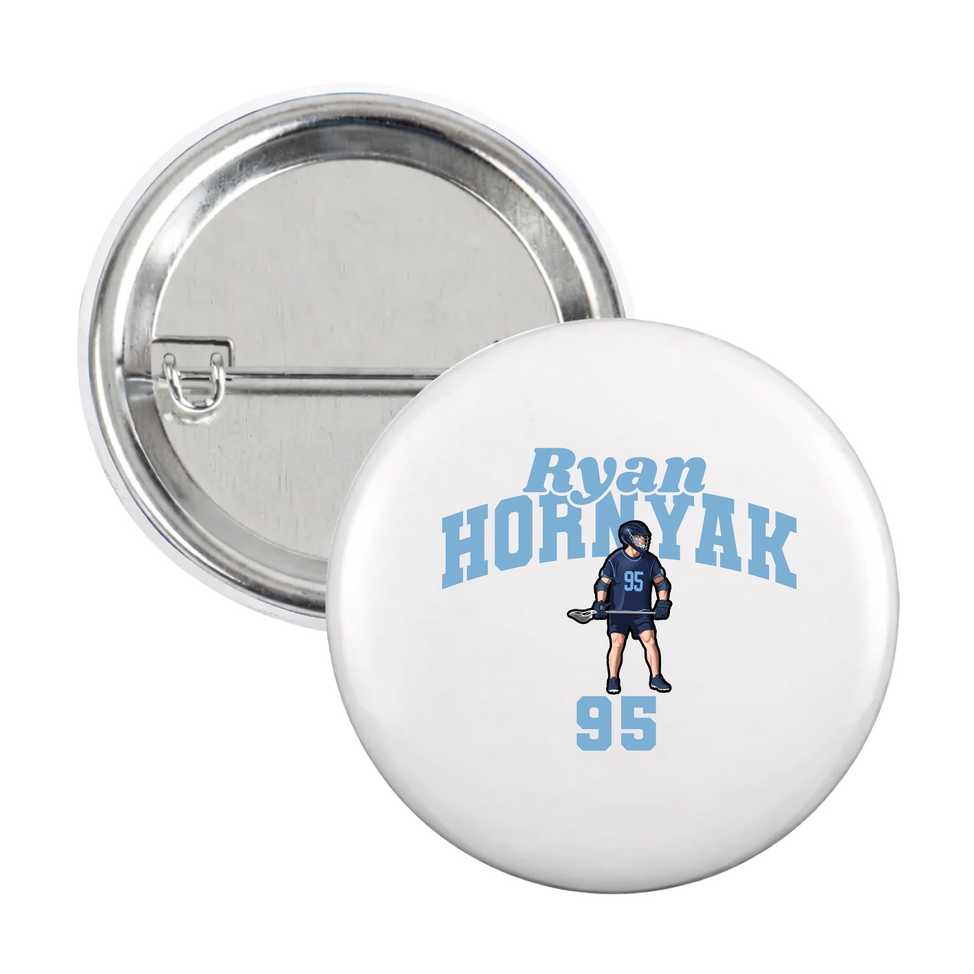 Game Day Button — Signature Arch in White