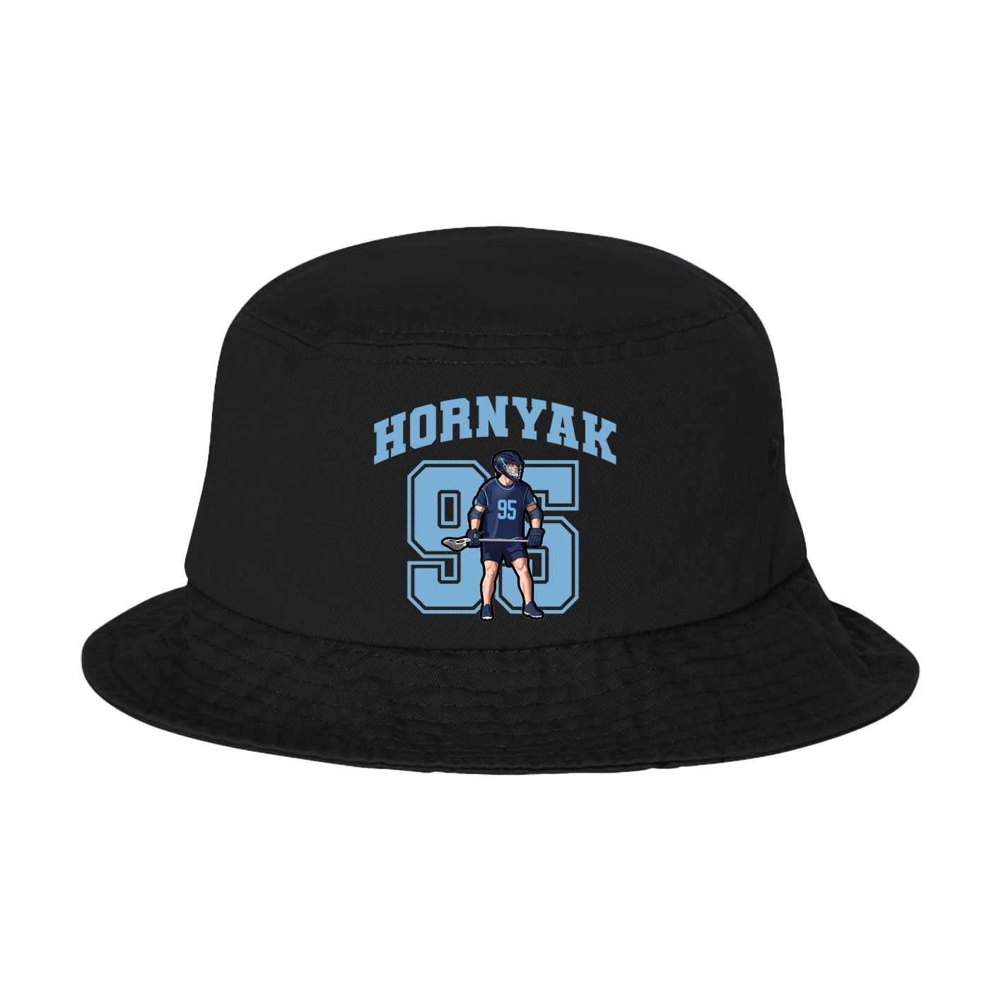 Bucket Cap — Number in Black