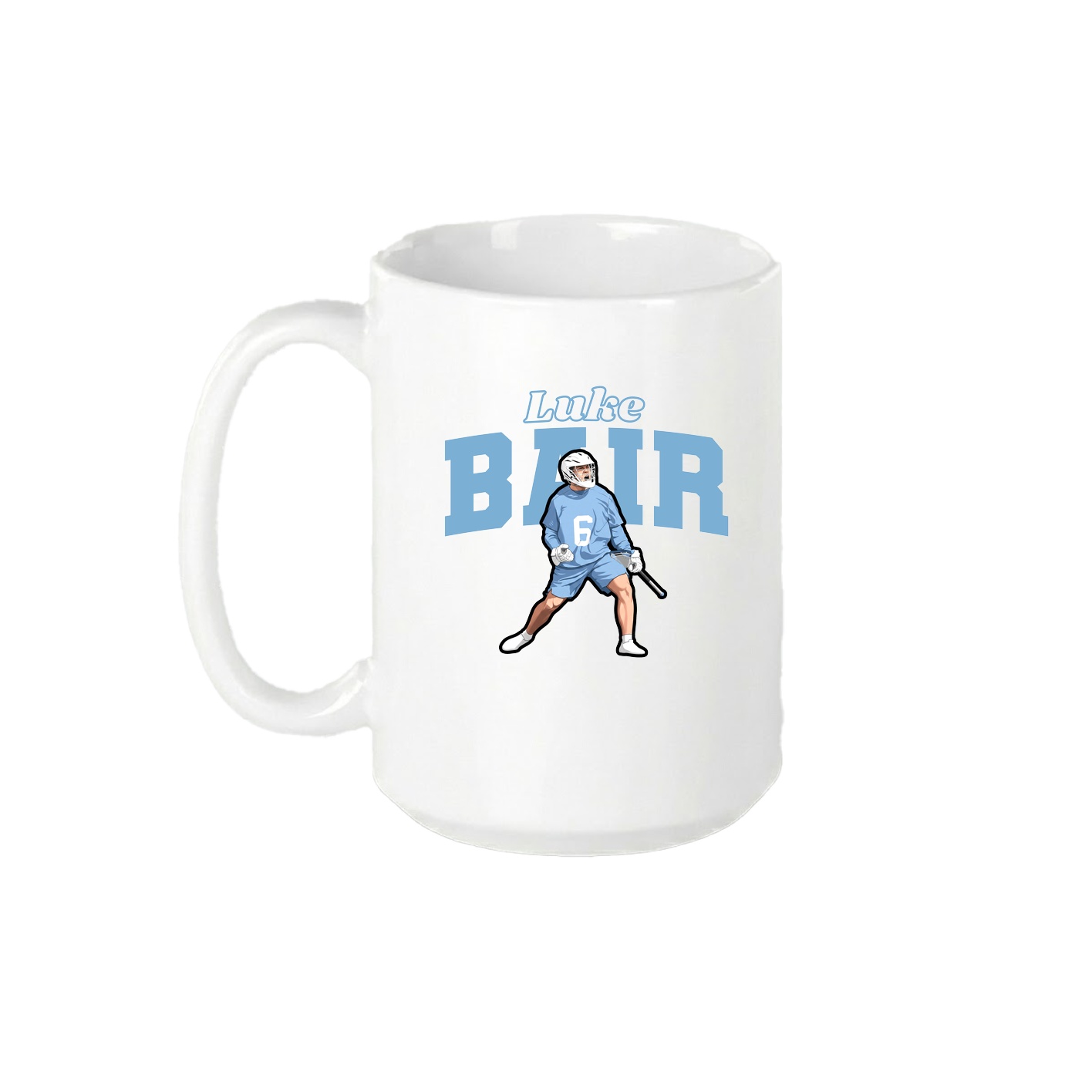 15oz Coffee Mug — Name Arch in White