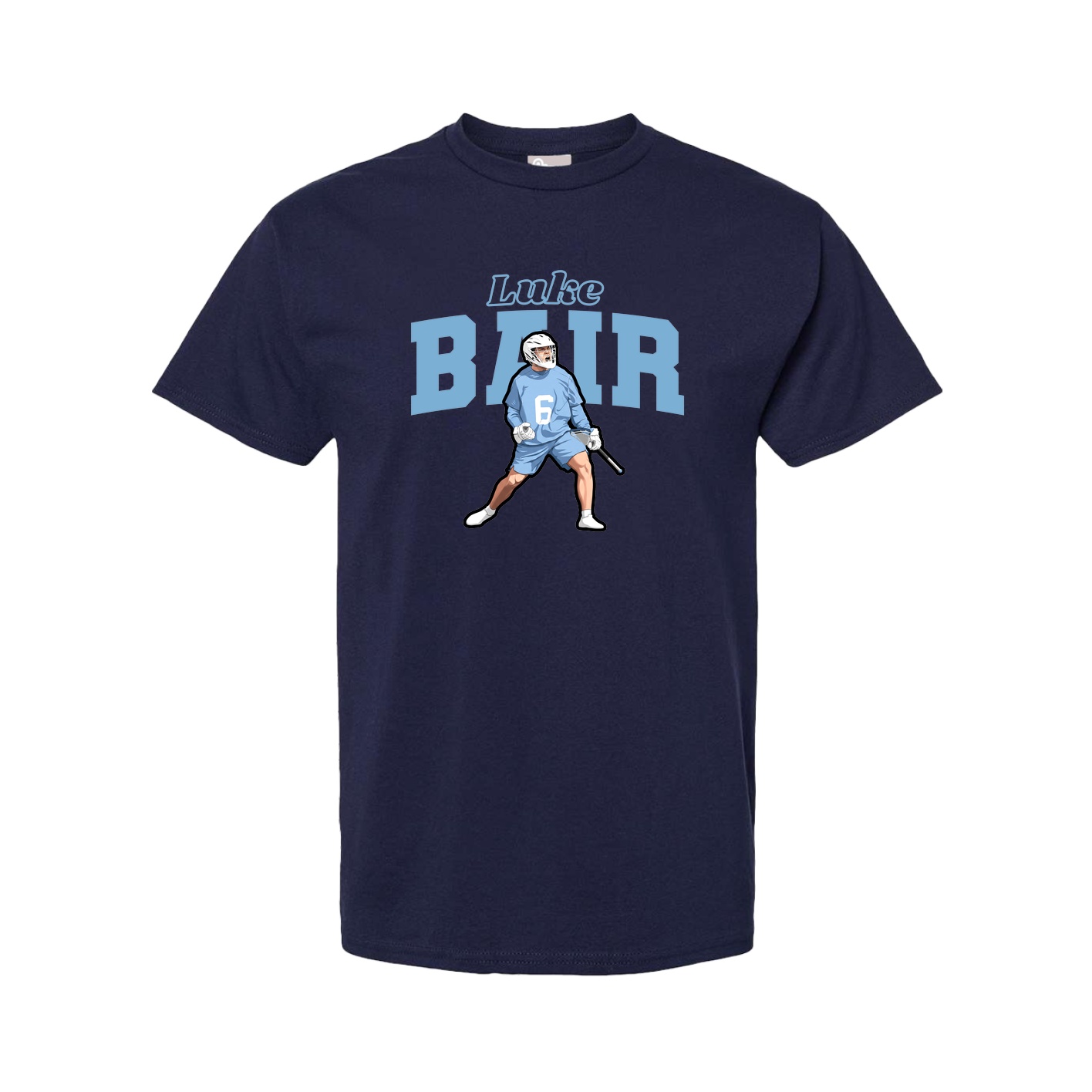 Youth Tee — Name Arch in Navy