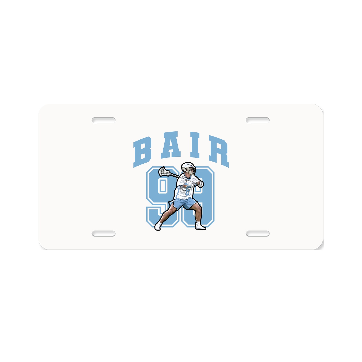 License Plate — Number in Classic