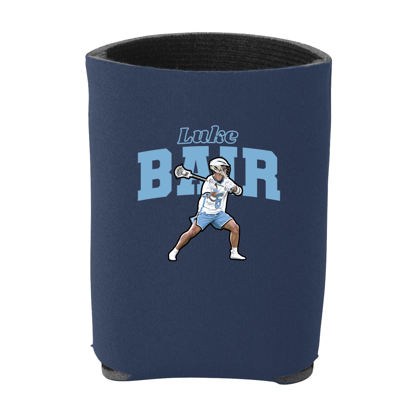 Can Holder — Name Arch in Navy