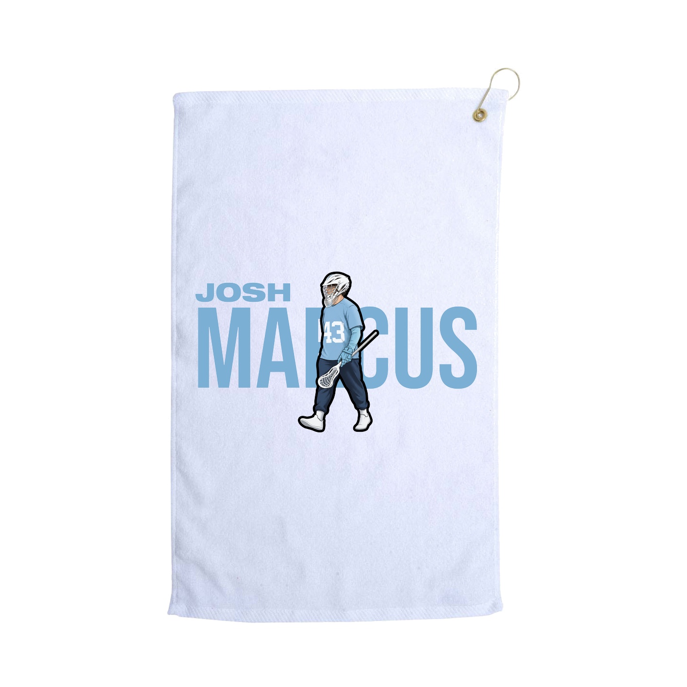 Golf Towel — Player Name in White