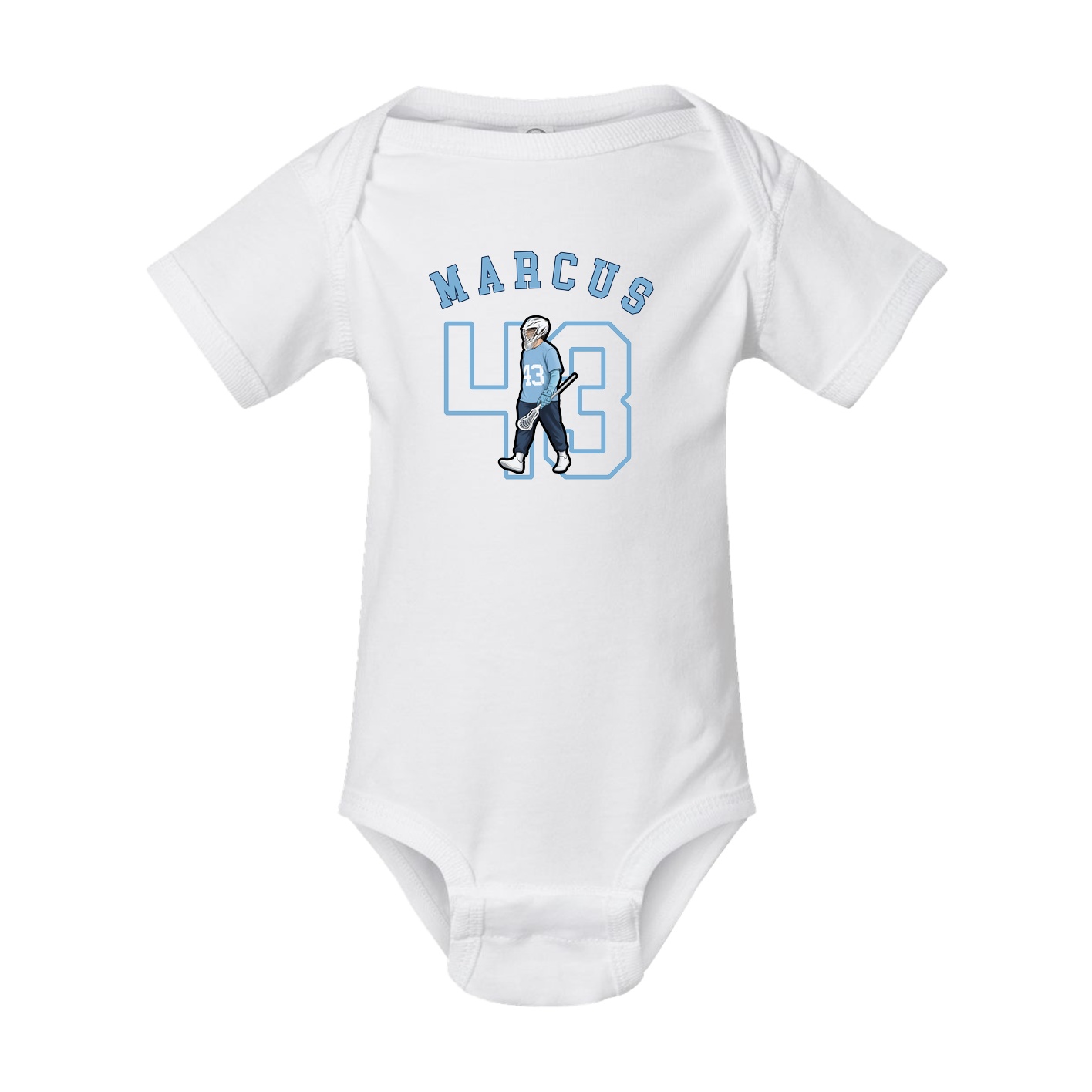 Baby Onesie — Shirsey Arch in White