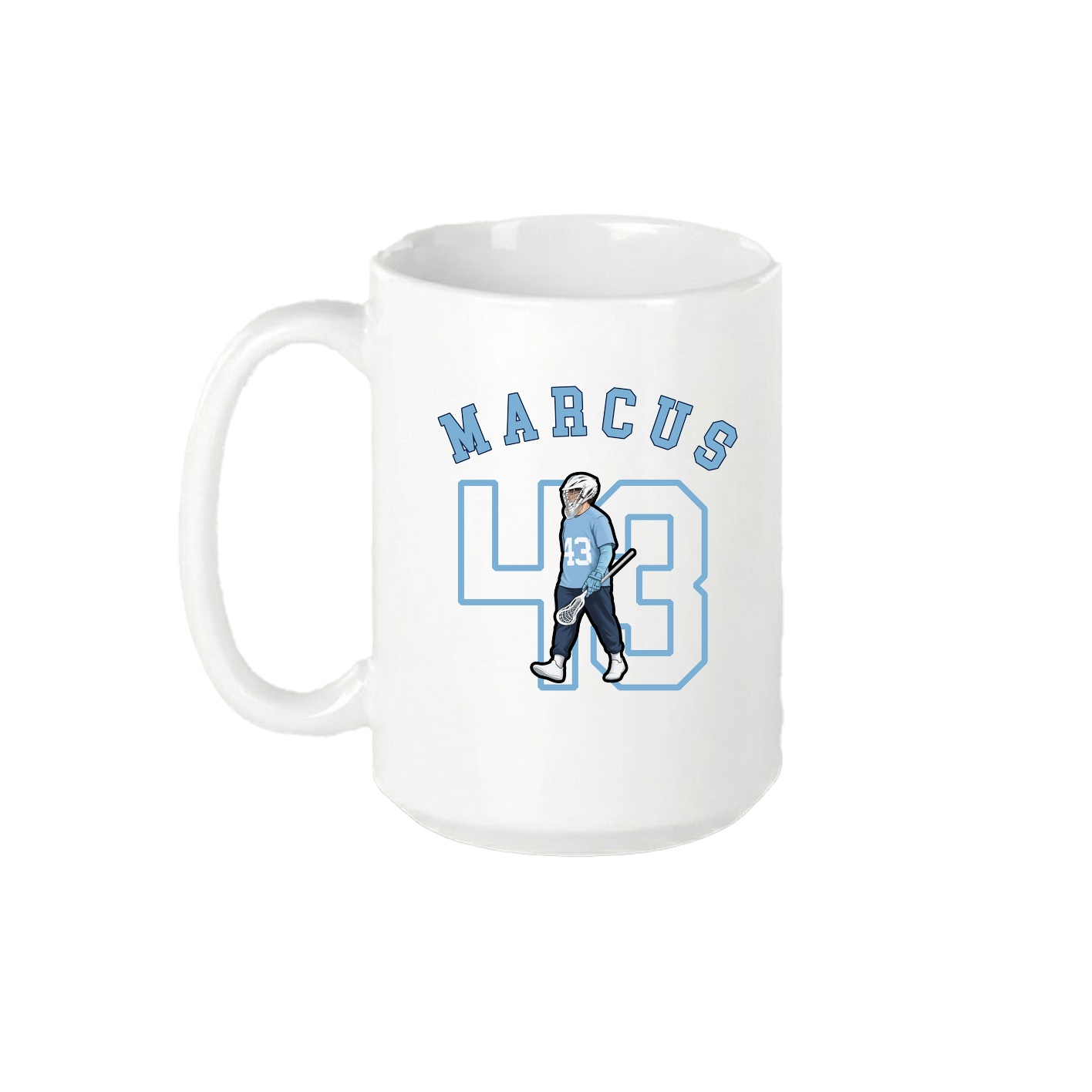15oz Coffee Mug — Shirsey Arch in White