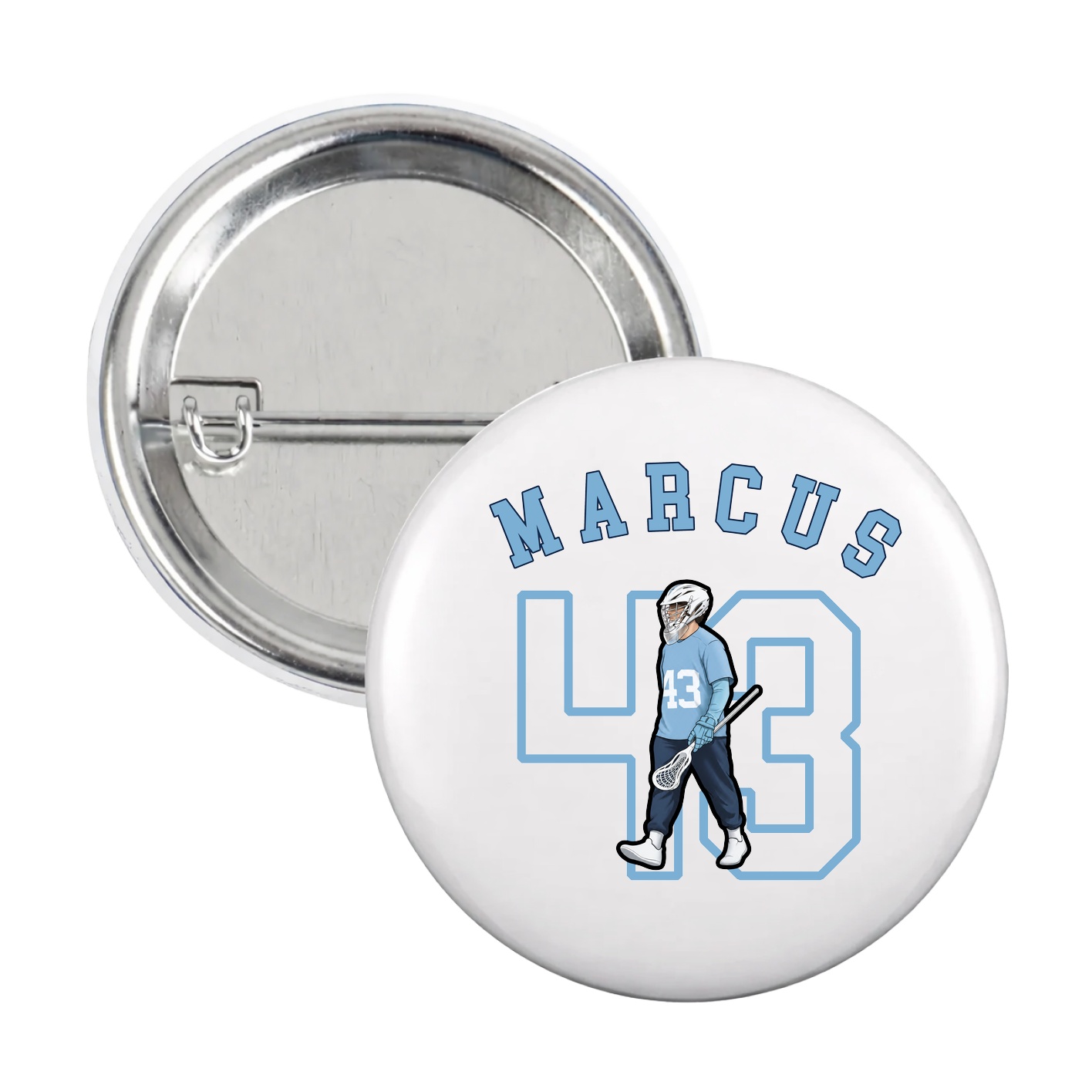 Game Day Button — Shirsey Arch in White