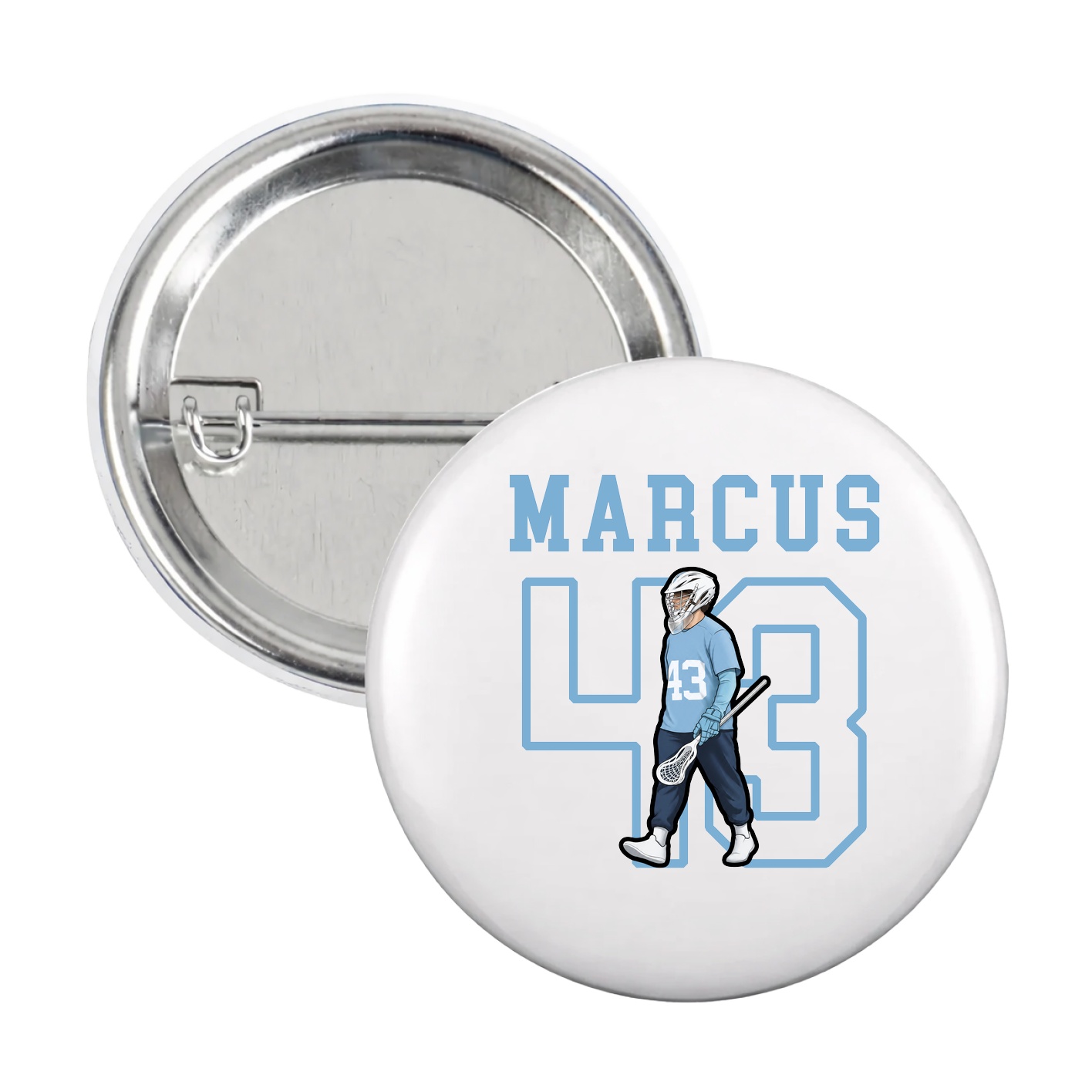Game Day Button — Shirsey in White