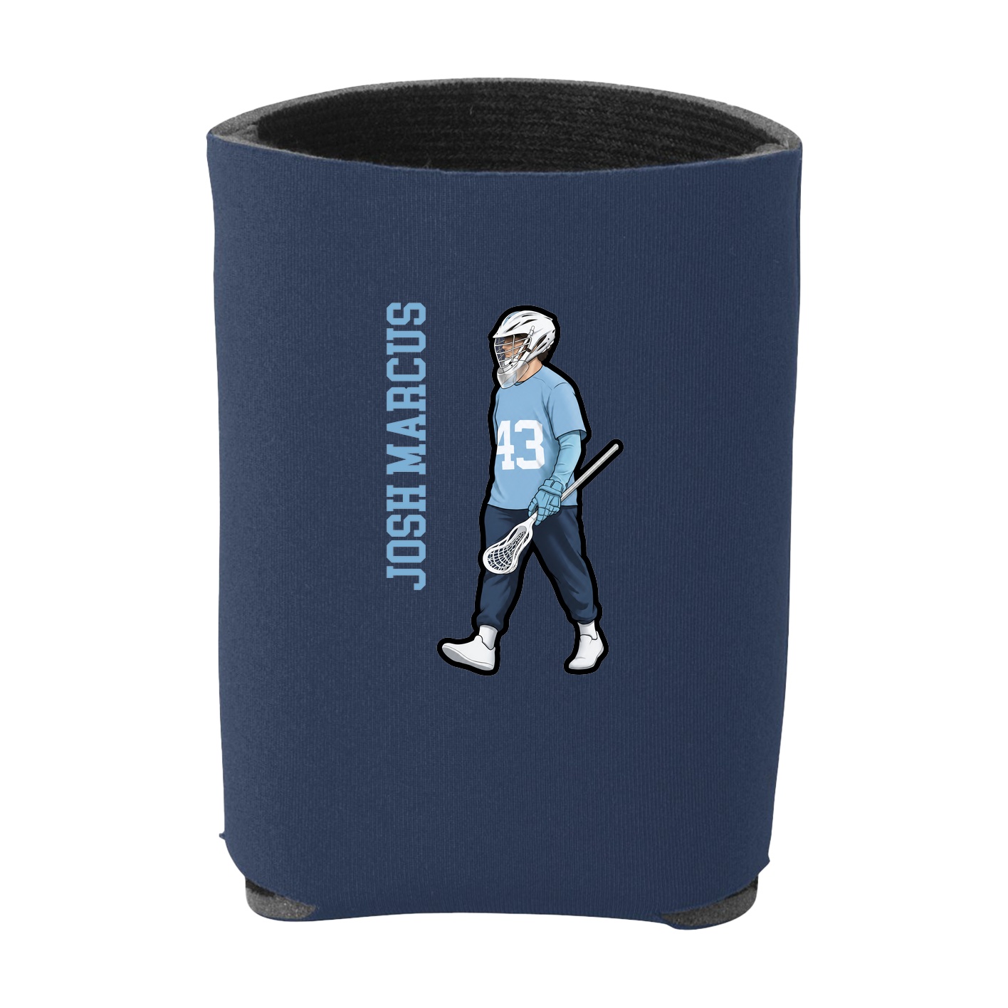 Can Holder — Name Vertical in Navy