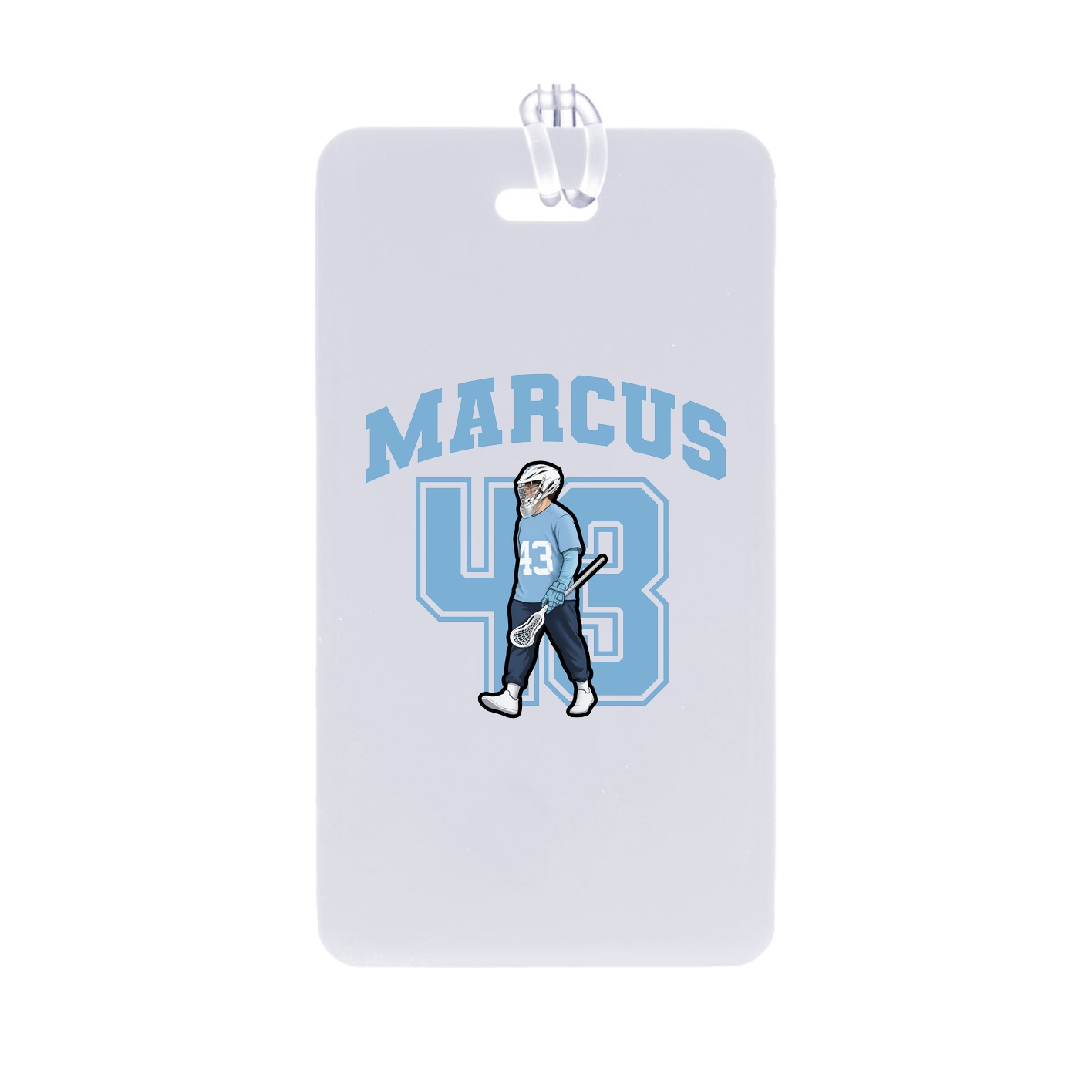 Bag Tag — Number in Classic