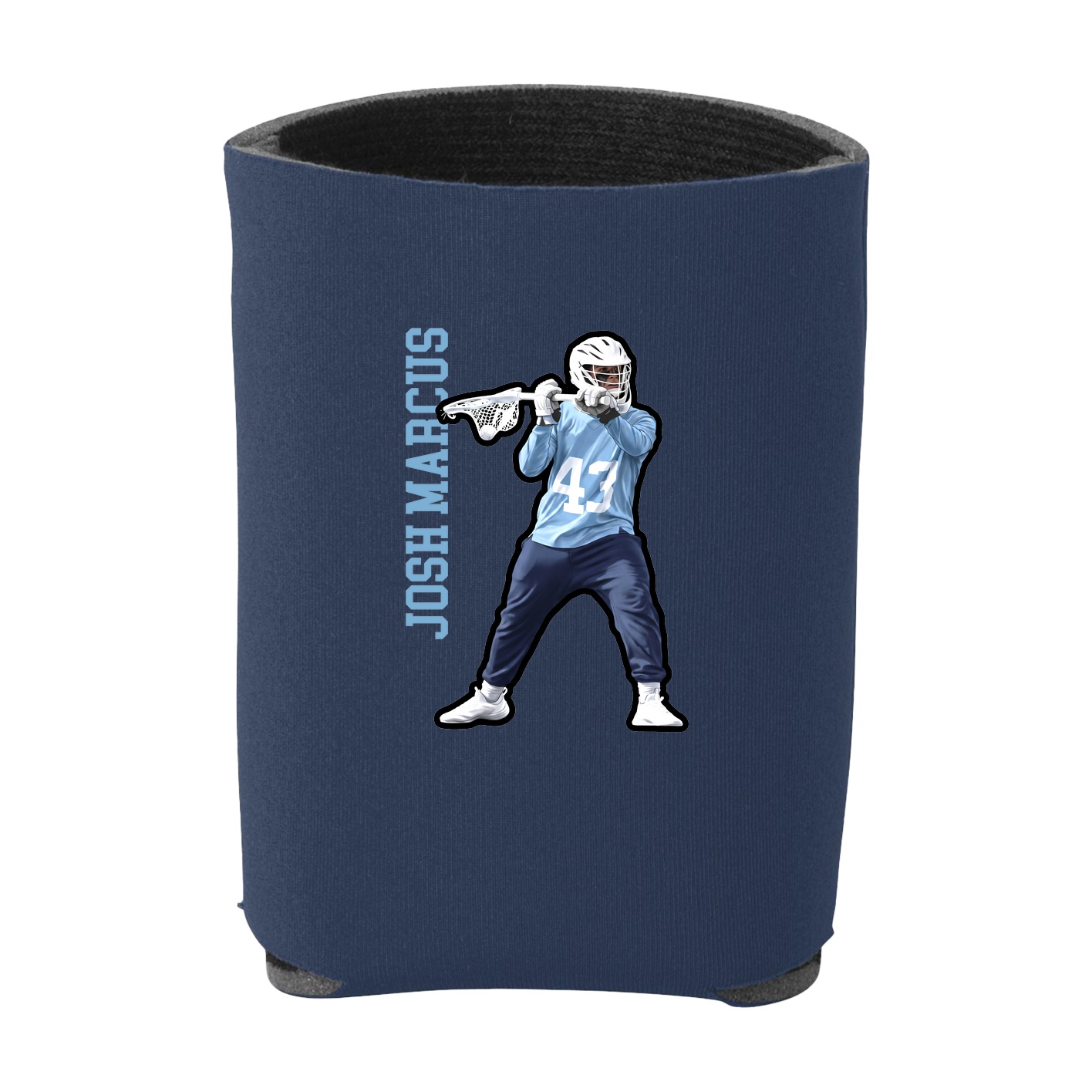 Can Holder — Name Vertical in Navy