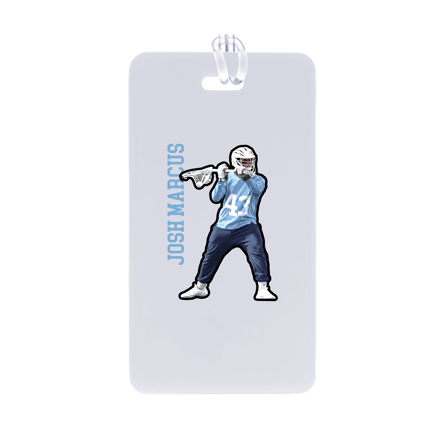 Bag Tag — Name Vertical in Classic