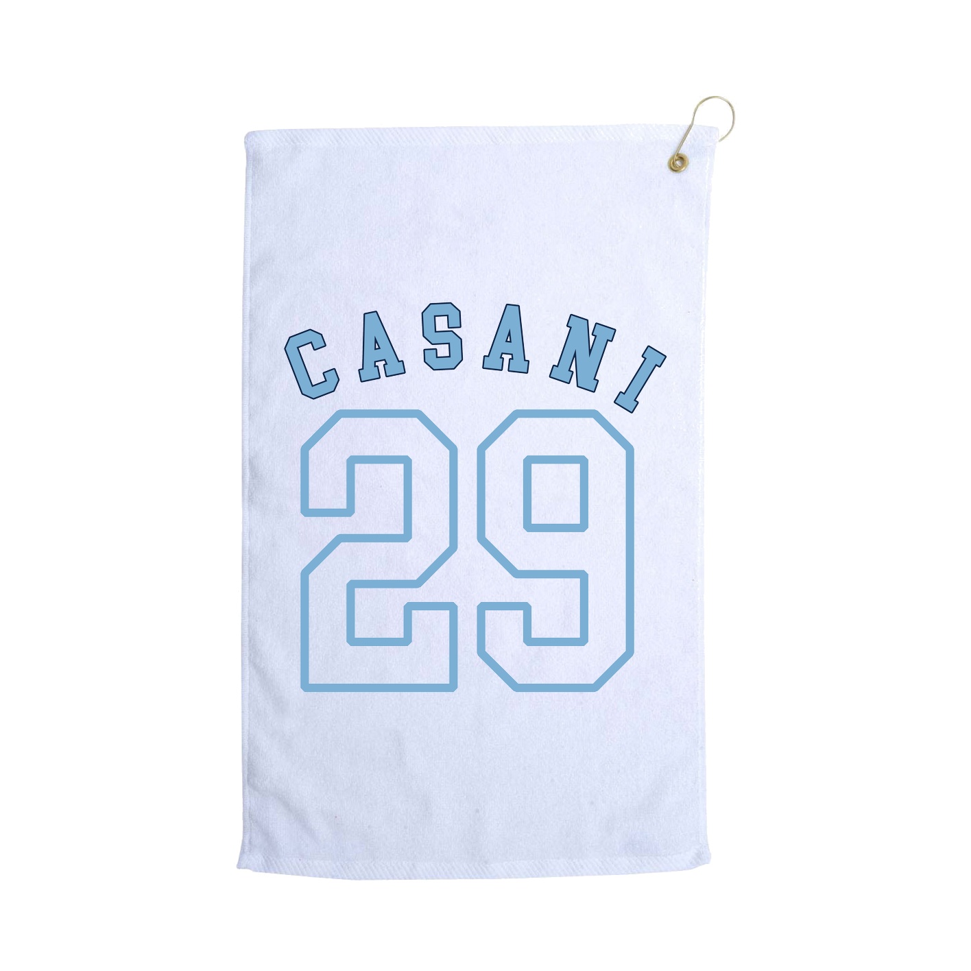 Golf Towel — Shirsey Arch in White