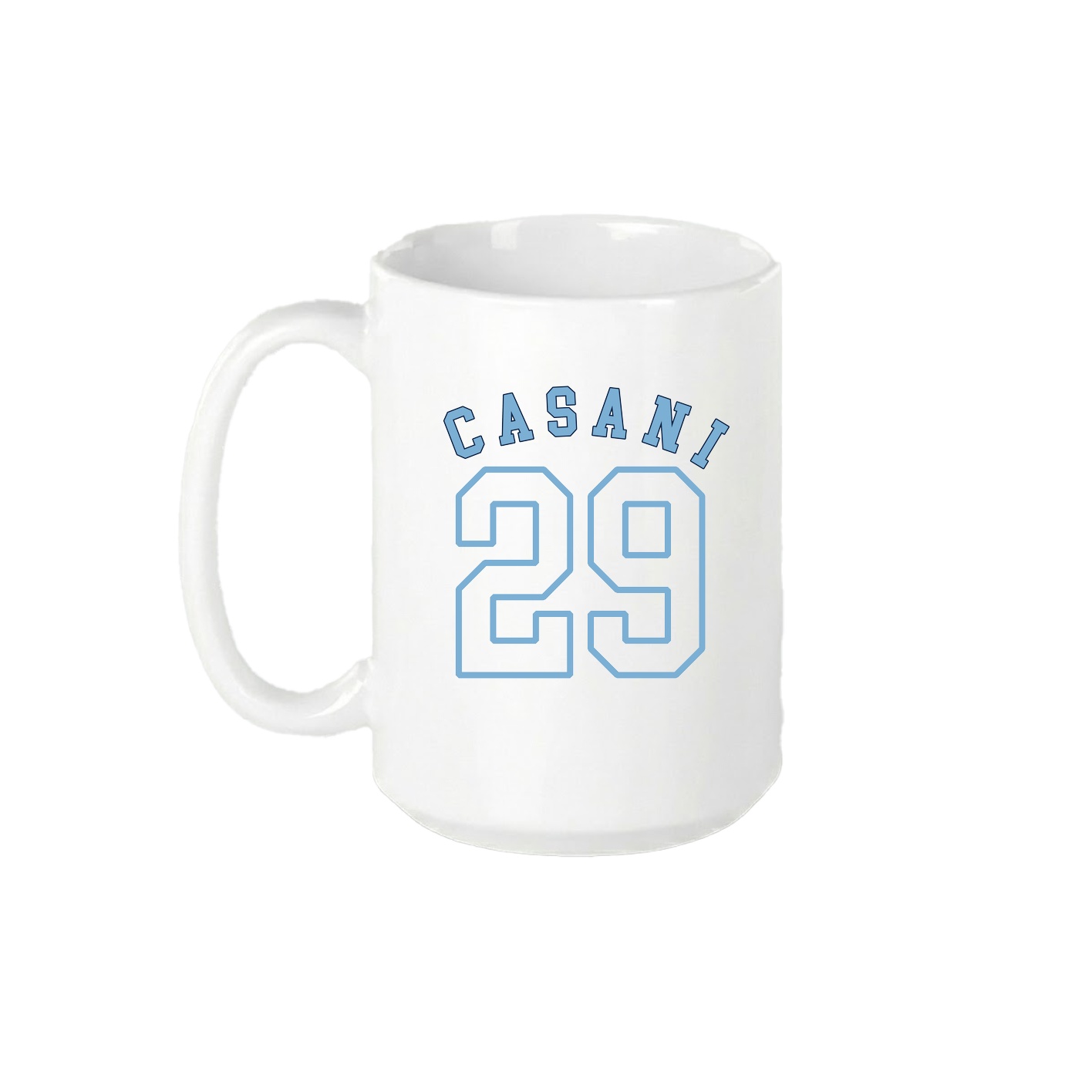 15oz Coffee Mug — Shirsey Arch in White