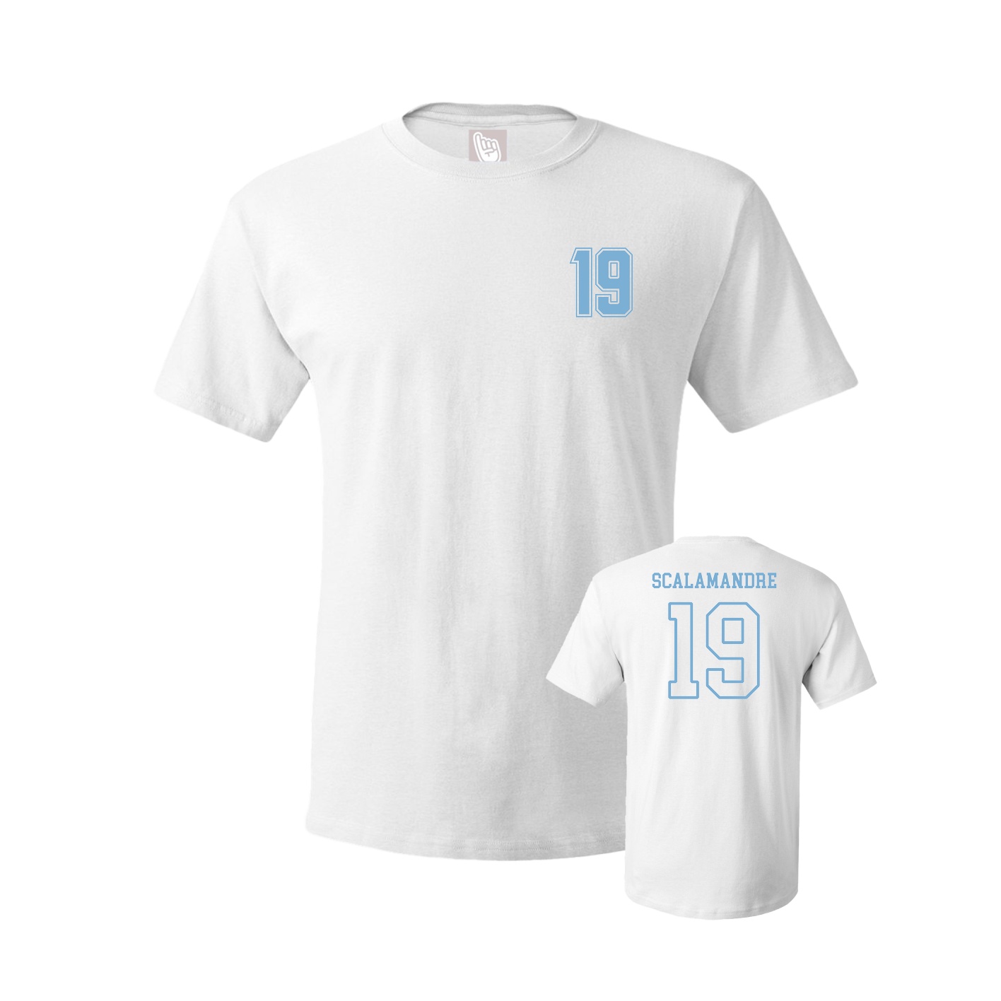 Tee — Chest Back in White