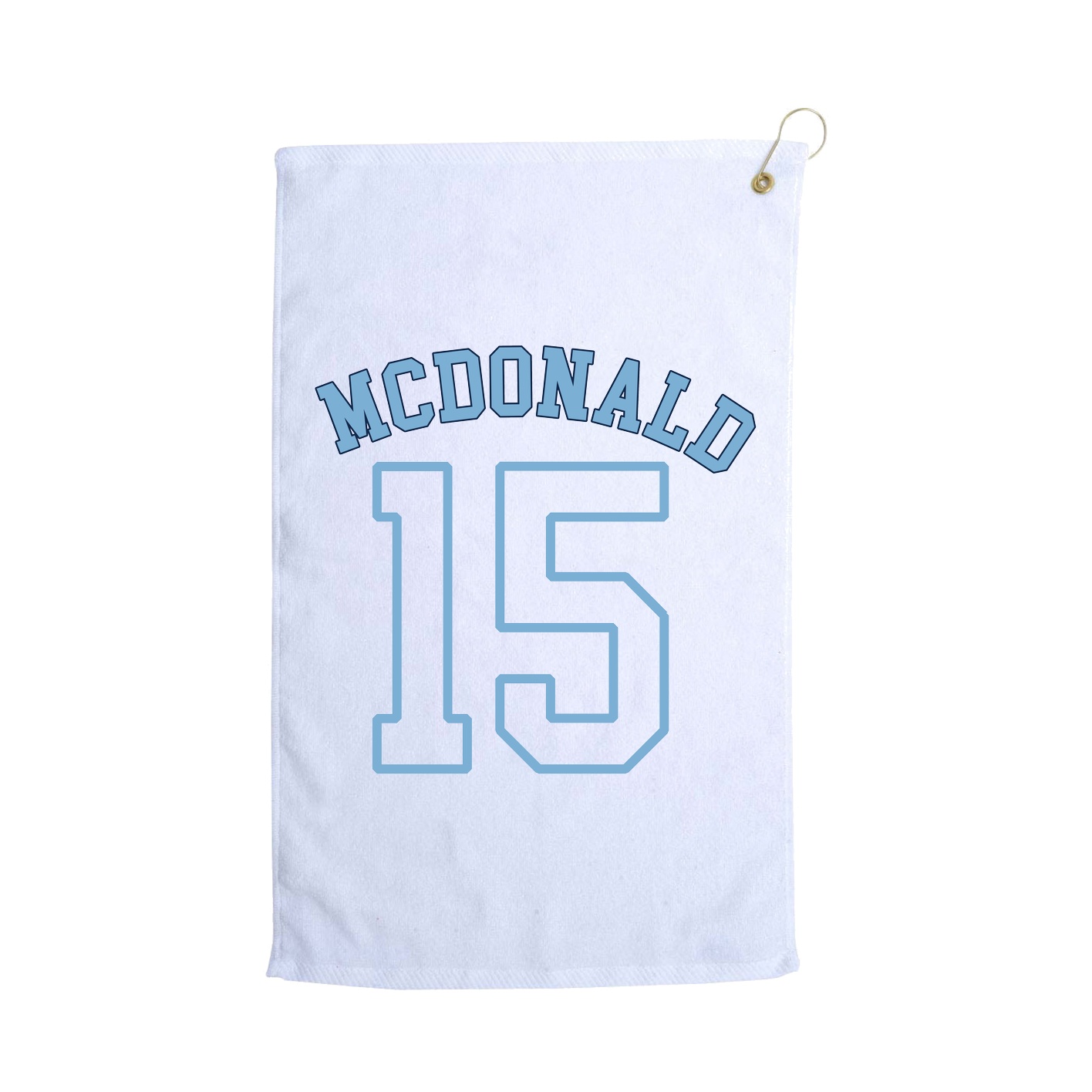 Golf Towel — Shirsey Arch in White