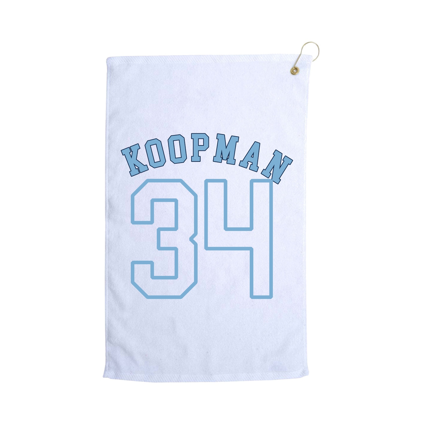 Golf Towel — Shirsey Arch in White