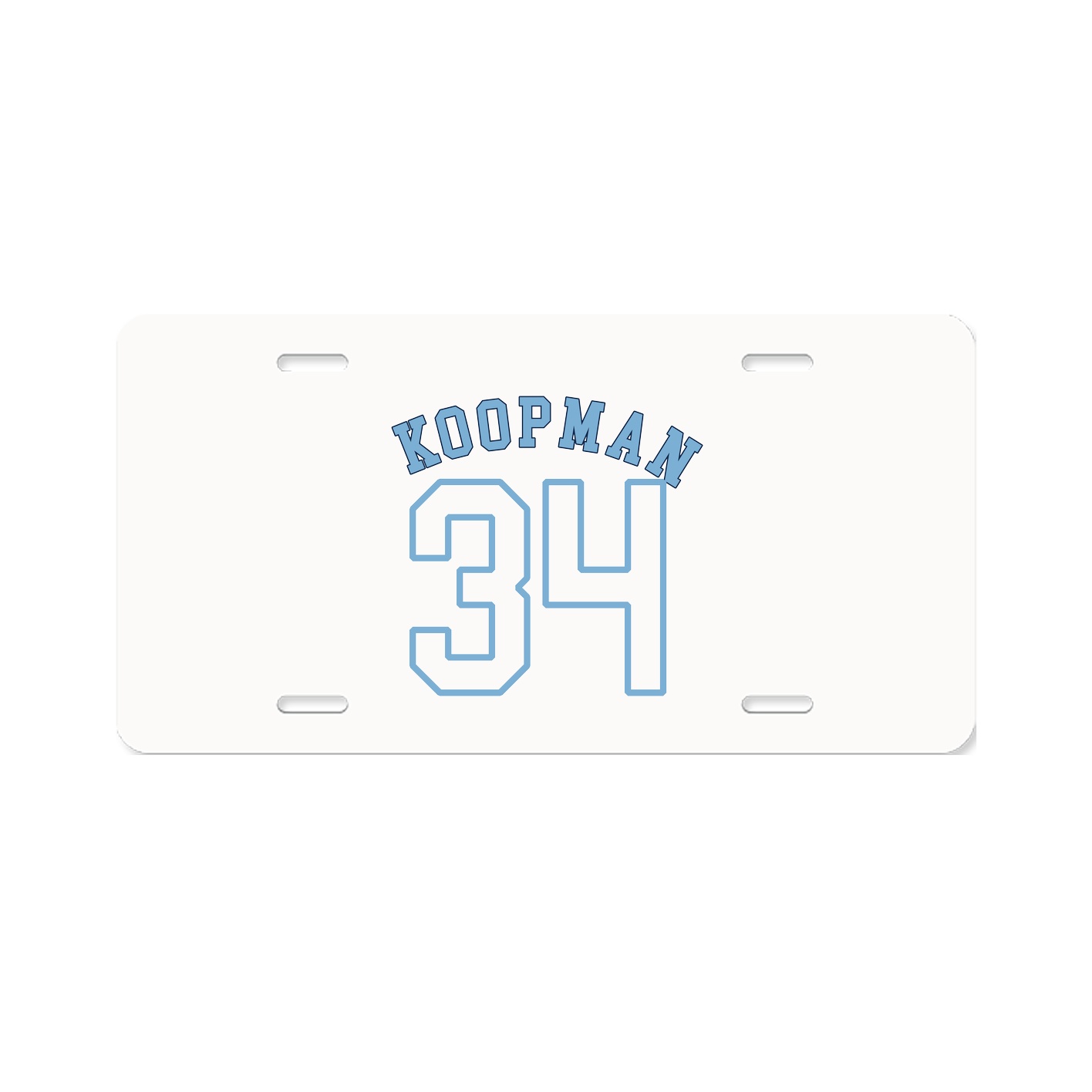 License Plate — Shirsey Arch in Classic