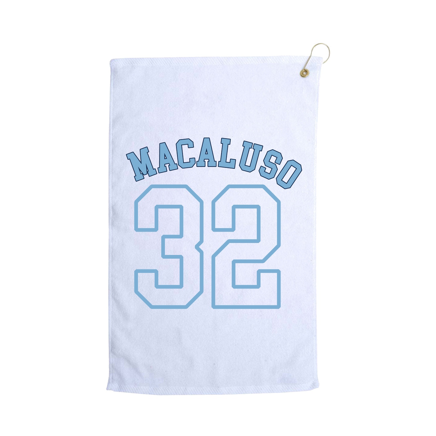 Golf Towel — Shirsey Arch in White