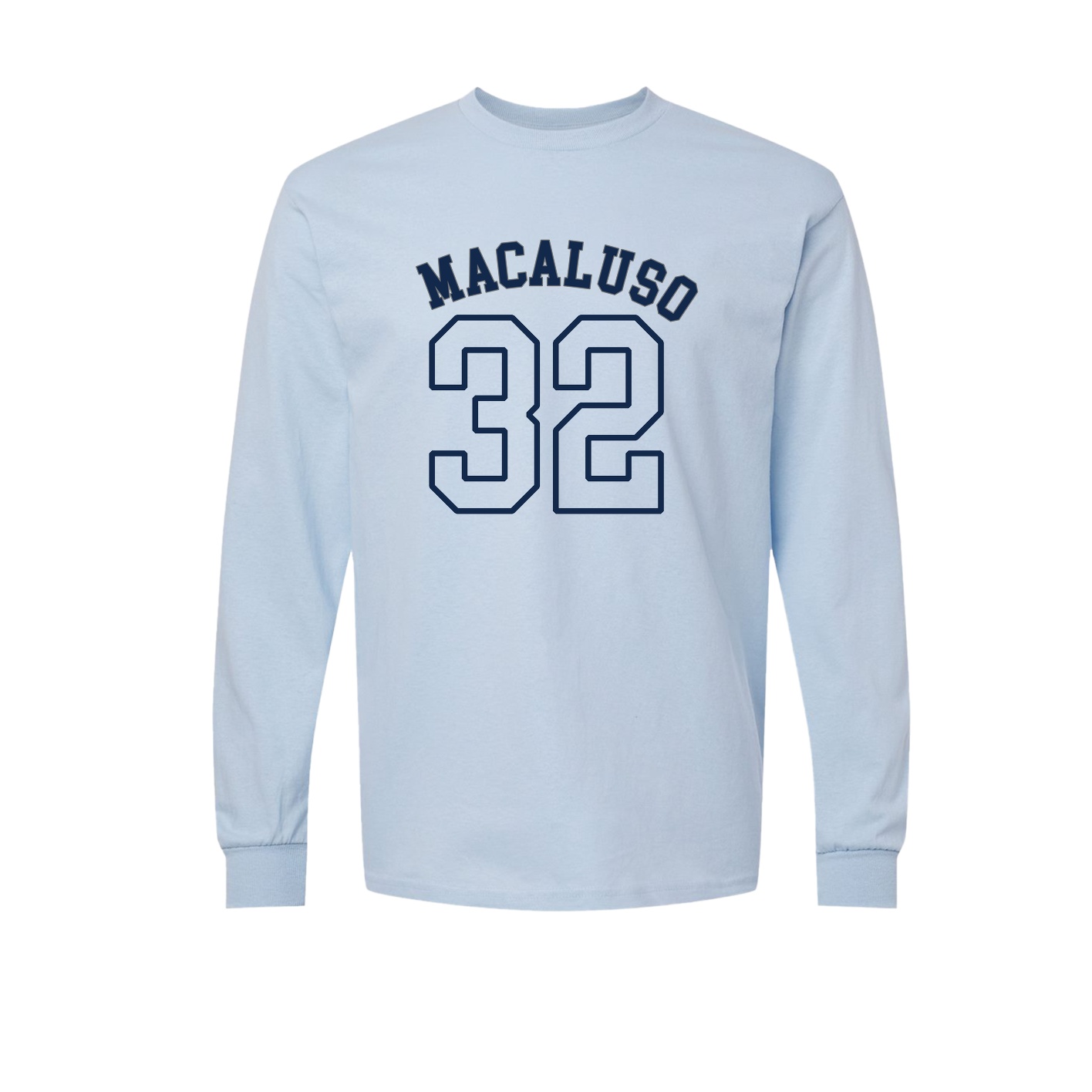 Long Sleeve Tee — Shirsey Arch in Light Blue