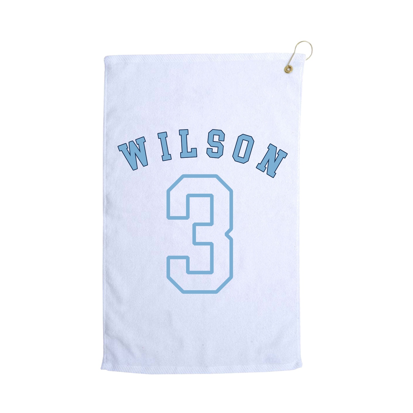 Golf Towel — Shirsey Arch in White