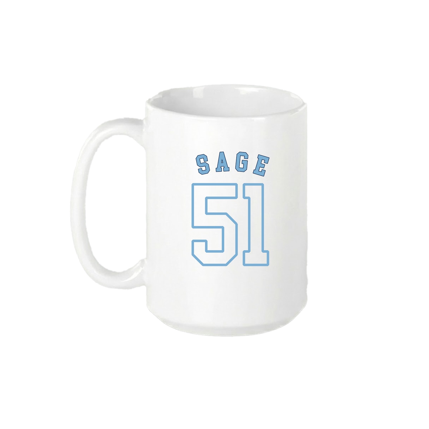 15oz Coffee Mug — Shirsey Arch in White