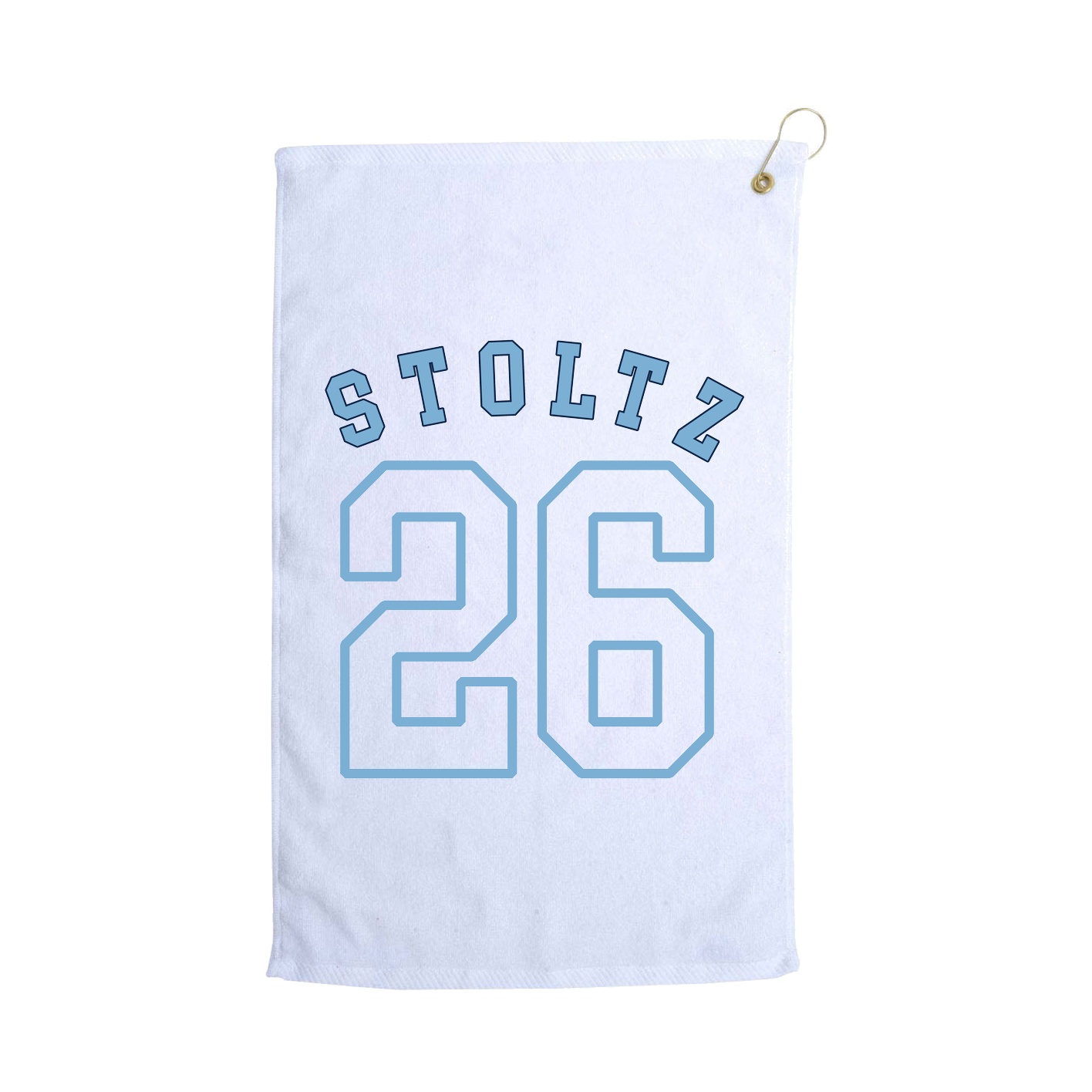 Golf Towel — Shirsey Arch in White