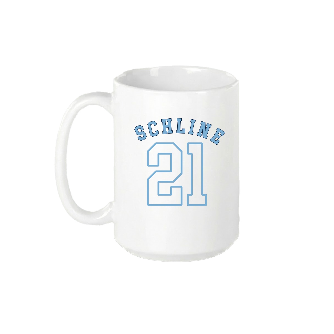 15oz Coffee Mug — Shirsey Arch in White