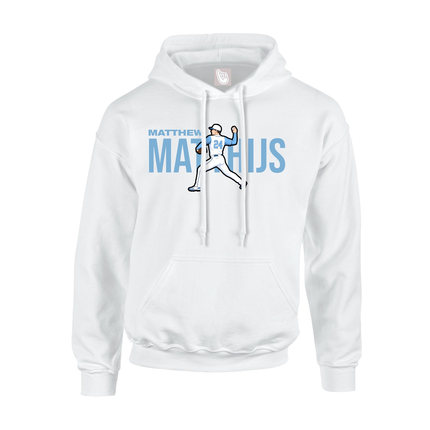 Hoodie — Player Name in White