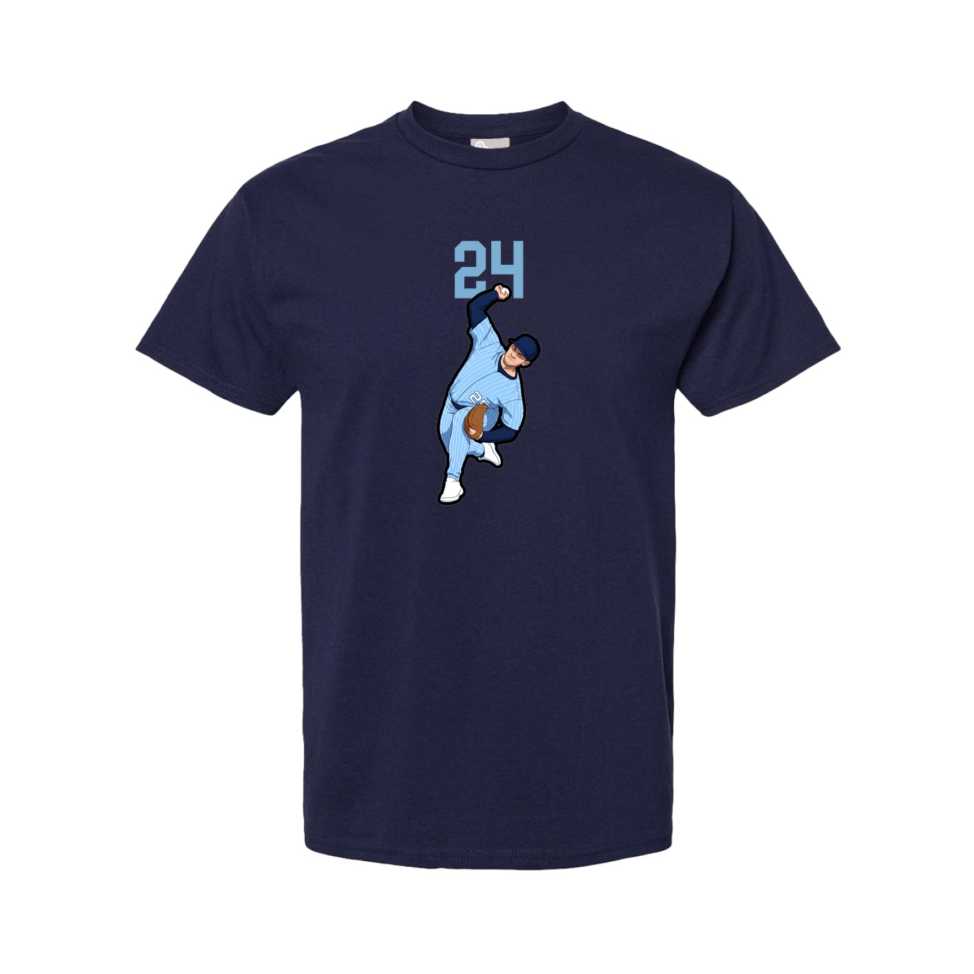 Tee — Number Top in Navy