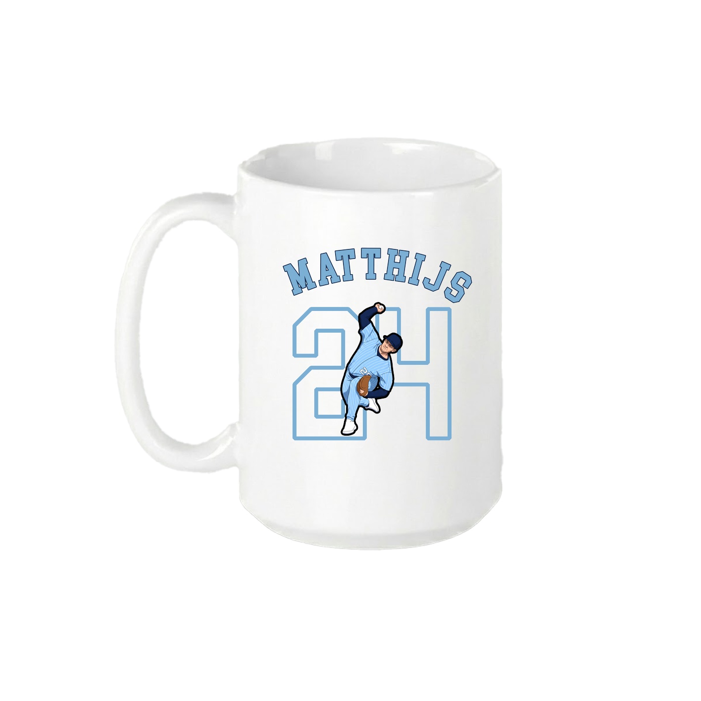 15oz Coffee Mug — Shirsey Arch in White