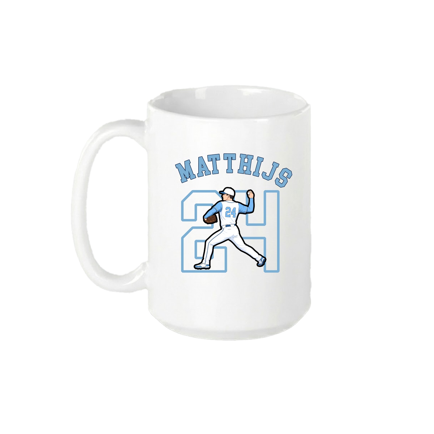 15oz Coffee Mug — Shirsey Arch in White