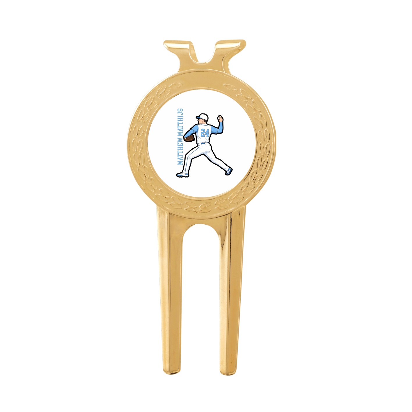 Divot Tool with Ball Marker — Name Vertical in Classic