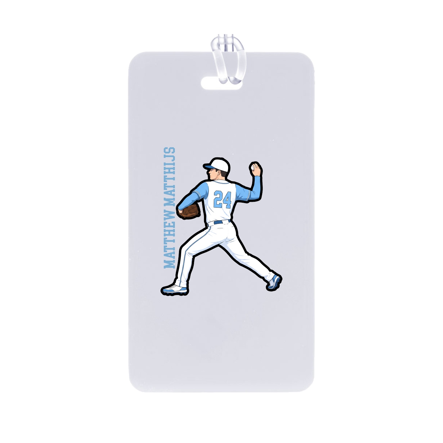 Bag Tag — Name Vertical in Classic