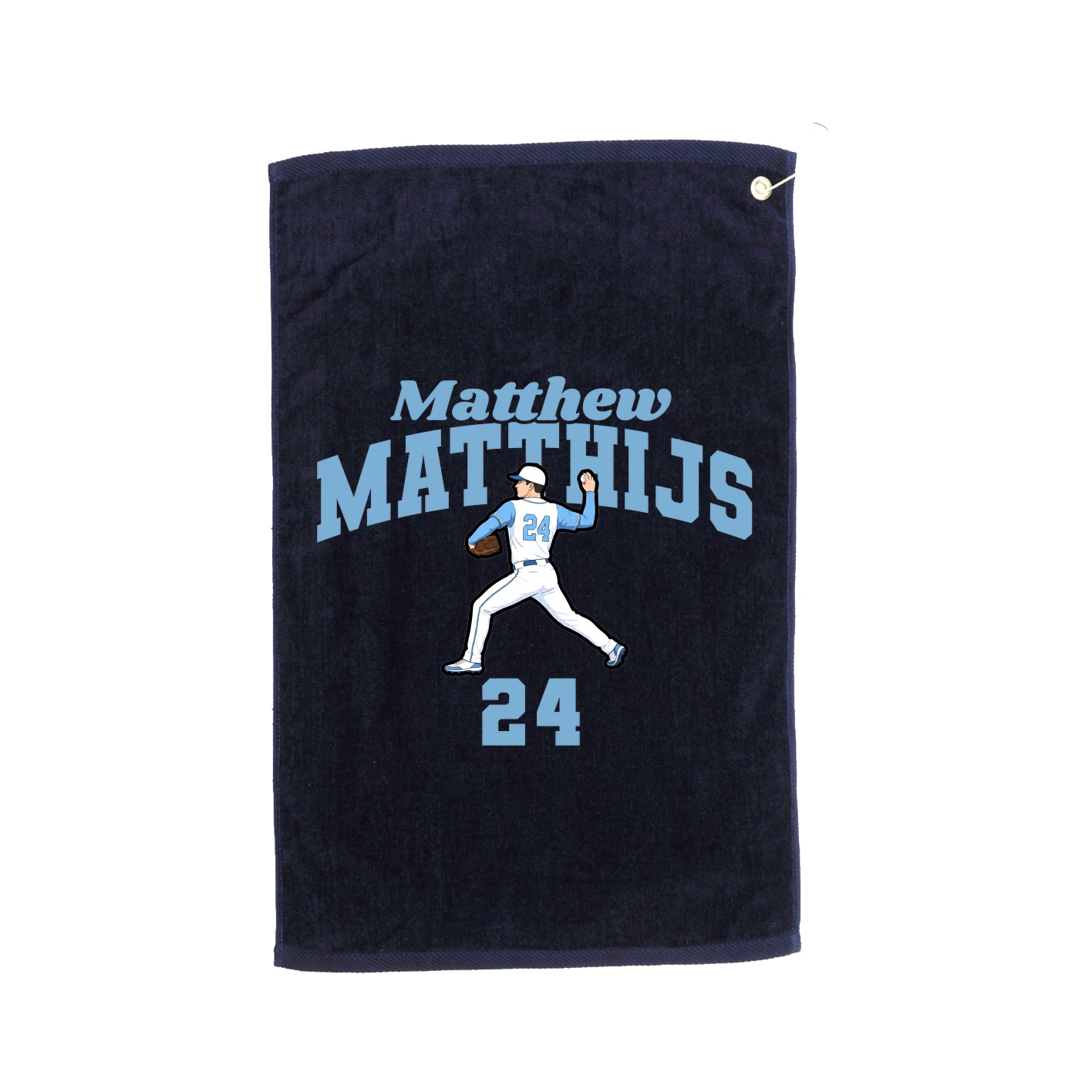 Golf Towel — Signature Arch in Navy