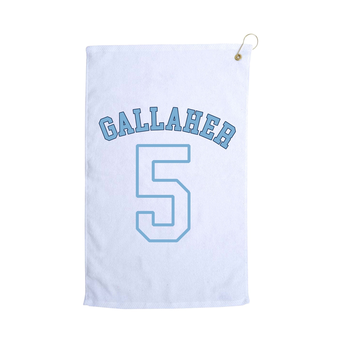 Golf Towel — Shirsey Arch in White