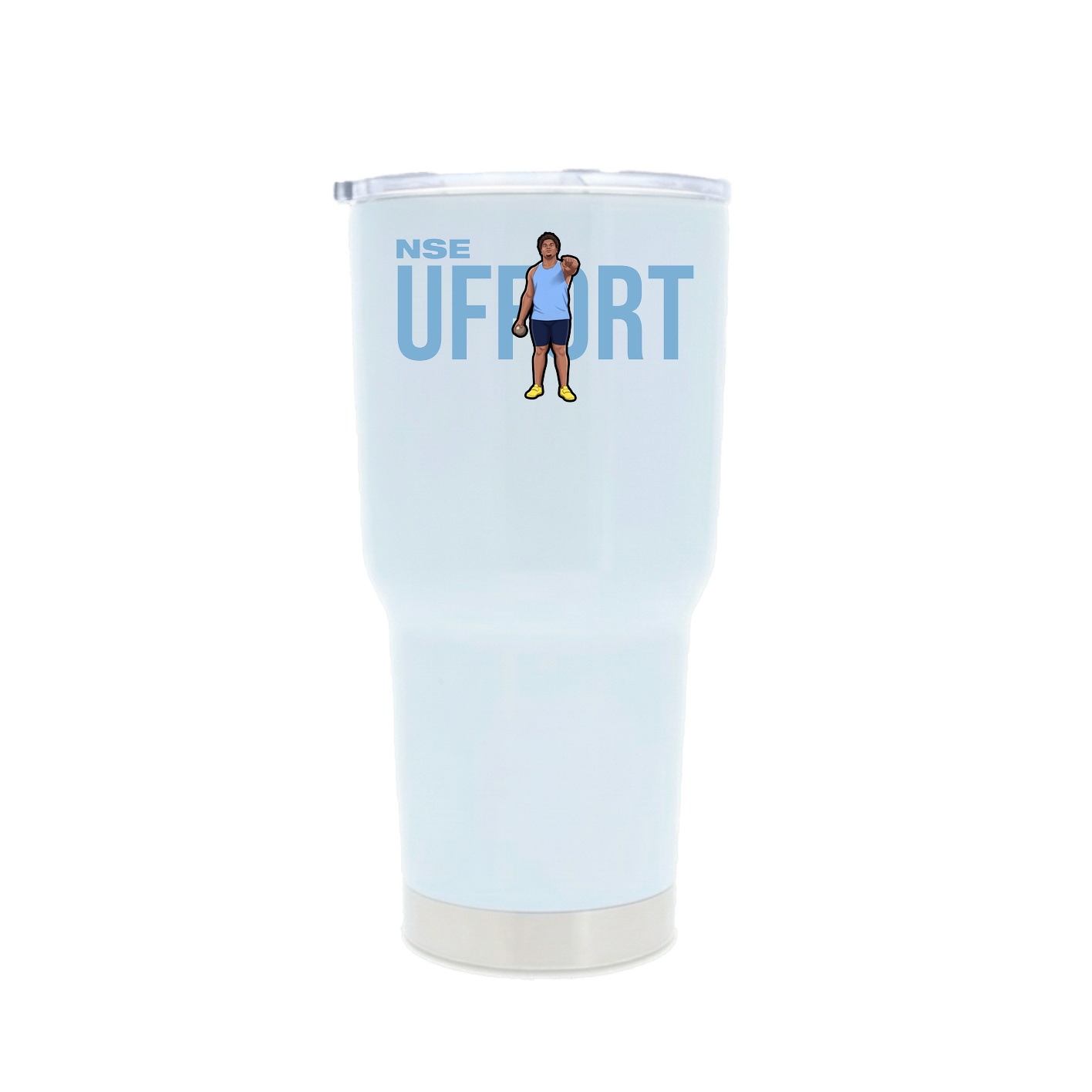30oz Stainless Steel Tumbler — Player Name in White