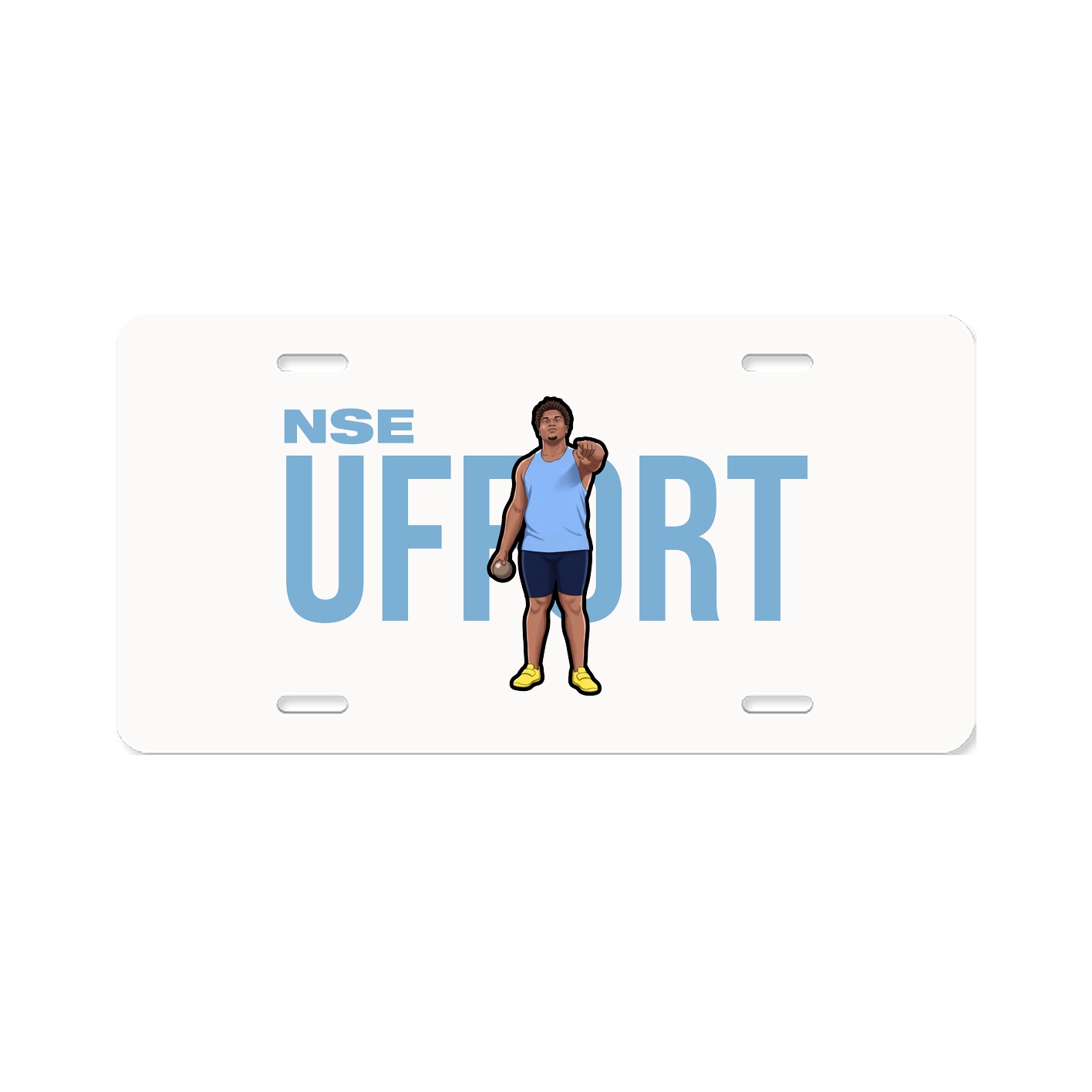 License Plate — Player Name in Classic
