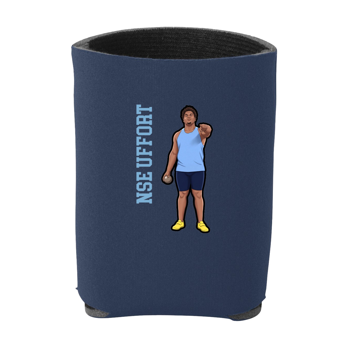 Can Holder — Name Vertical in Navy