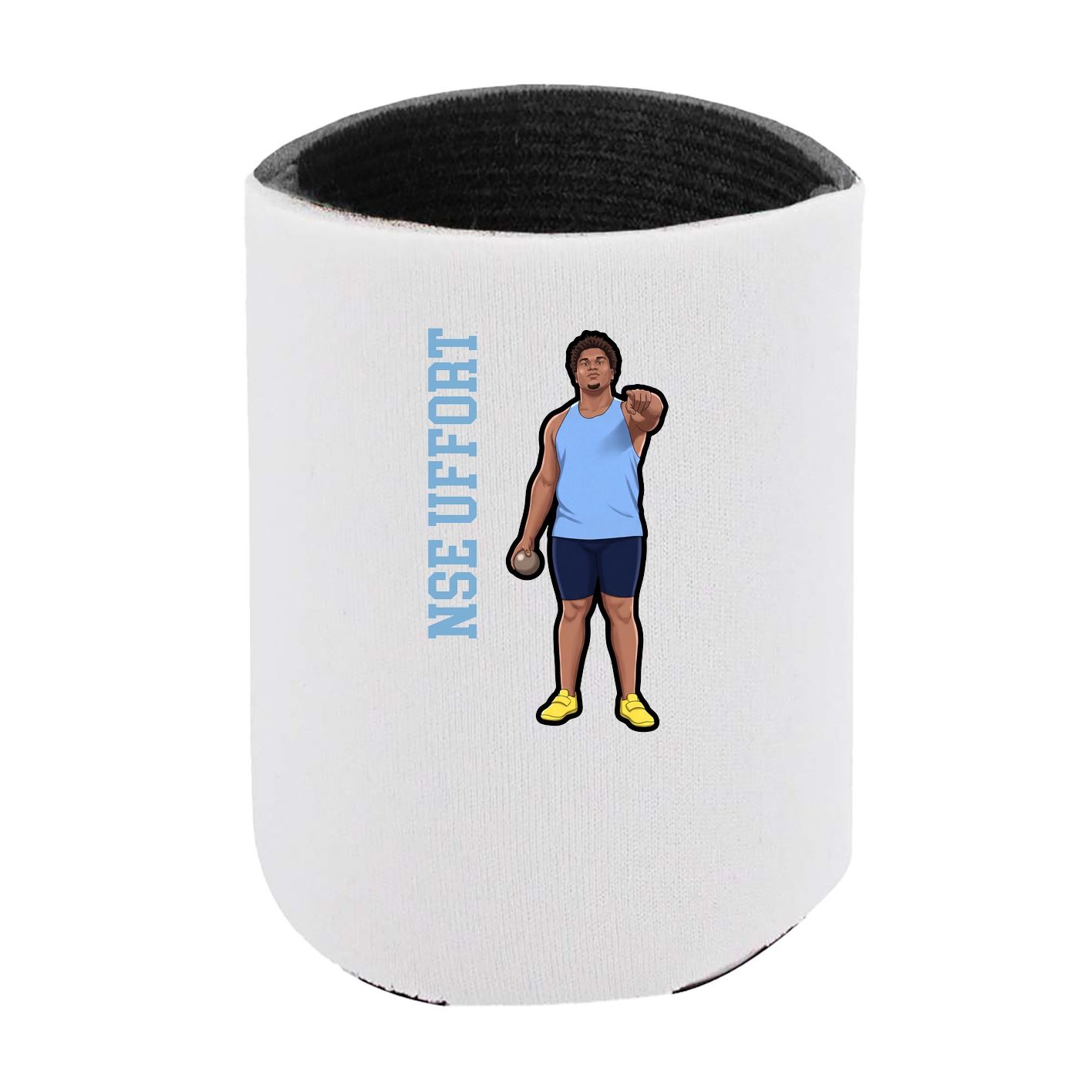 Can Holder — Name Vertical in White